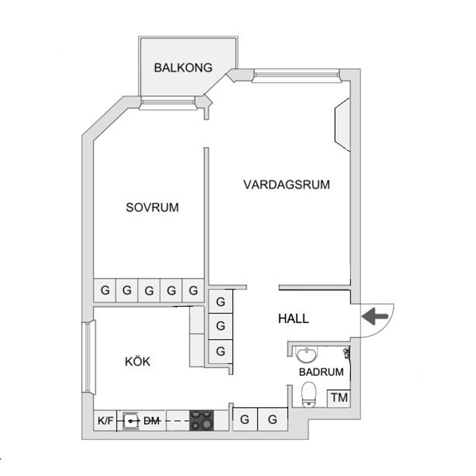 Bostadsrätt, Furulundsgatan 18, Tullen, Borås