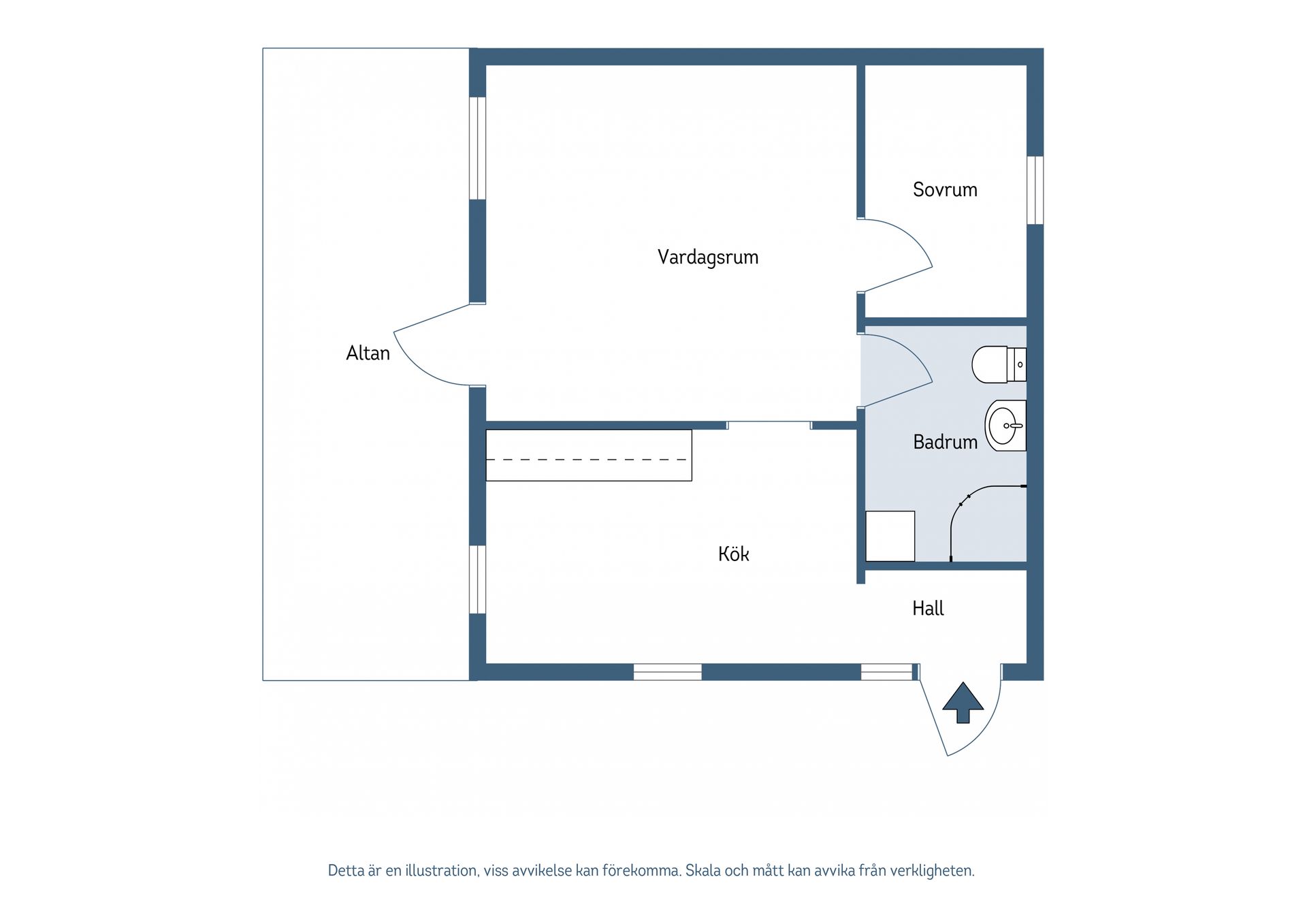 Villa, Postboda 124, Månkarbo, Tierp