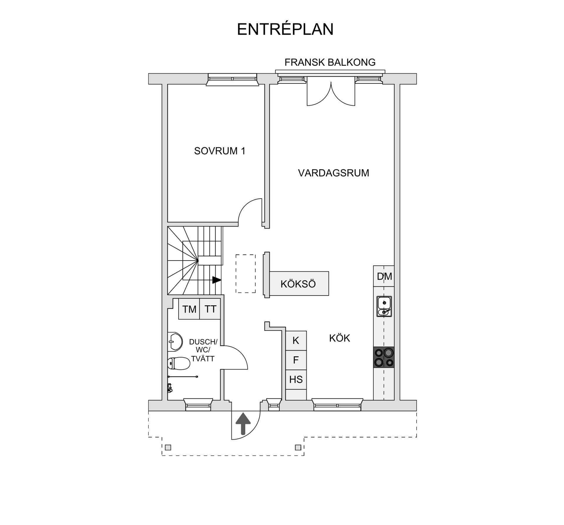 Bostadsrätt, Norrholmsvägen 202, Östra Orminge, Nacka