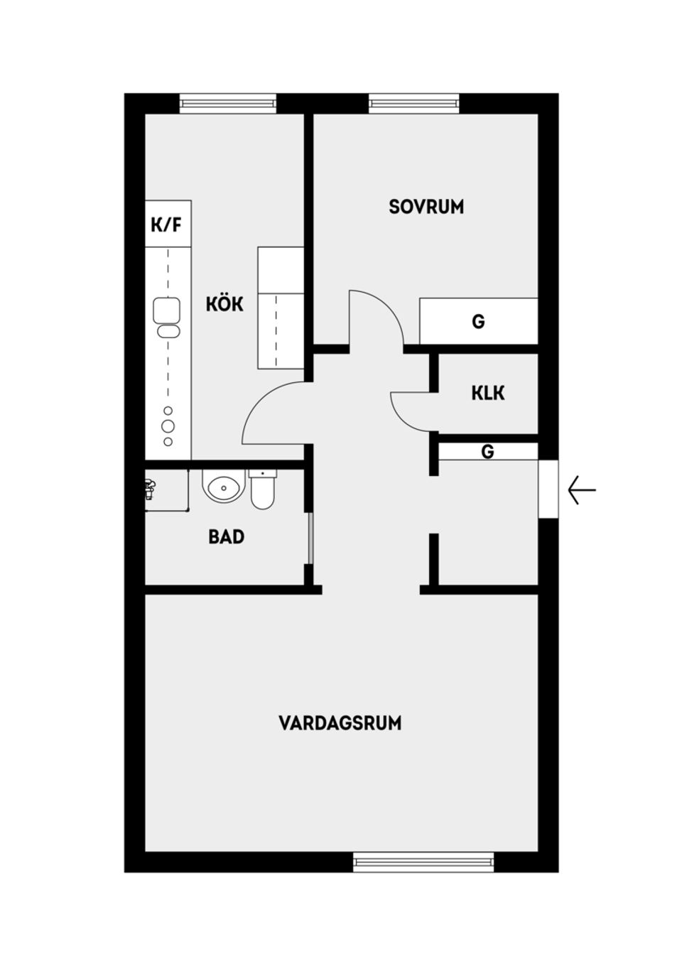 Bostadsrätt, Järnvägsallén 3C, Viggbyholm, Täby