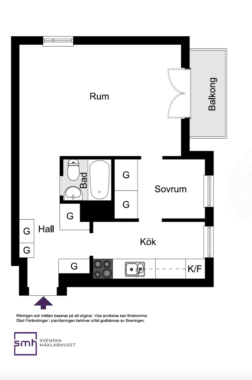 Bostadsrätt, Klintbacken 1, Bromma / Mariehäll, Stockholm