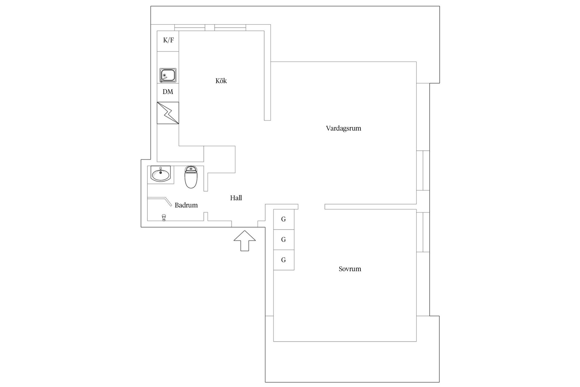 Bostadsrätt, Gullrisgatan 4A, Centrala Hisingen, Göteborg