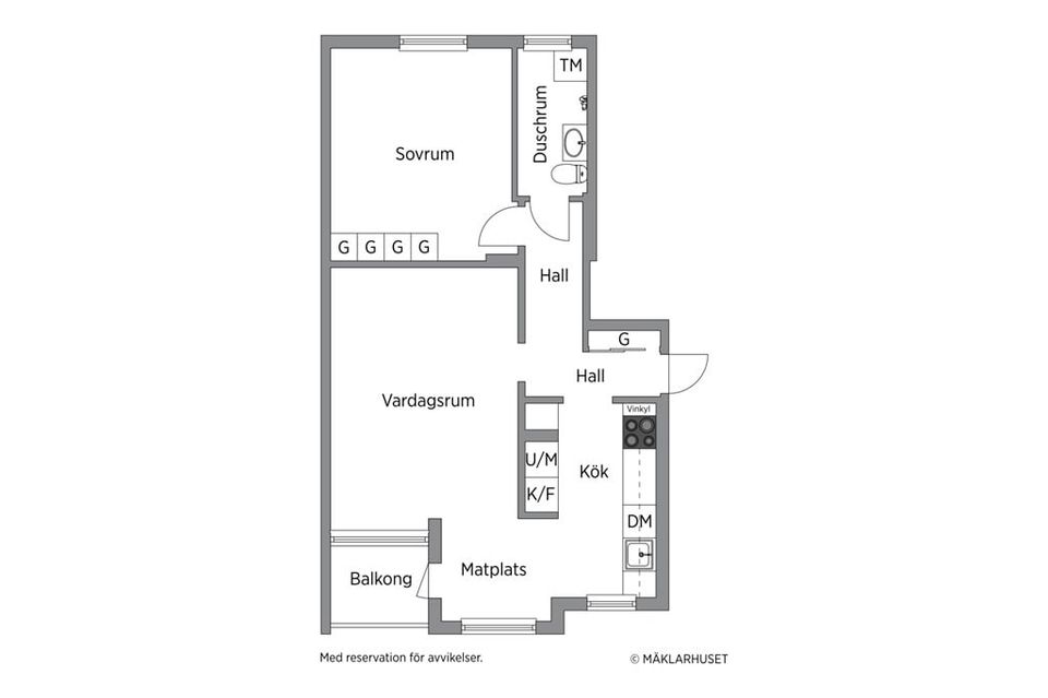 Bostadsrätt, Smedstugugatan 20A, Haga, Norrköping