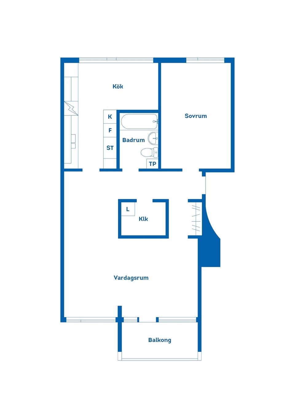 Bostadsrätt, Stenhagsvägen 32, Stenhagen, Karlshamn