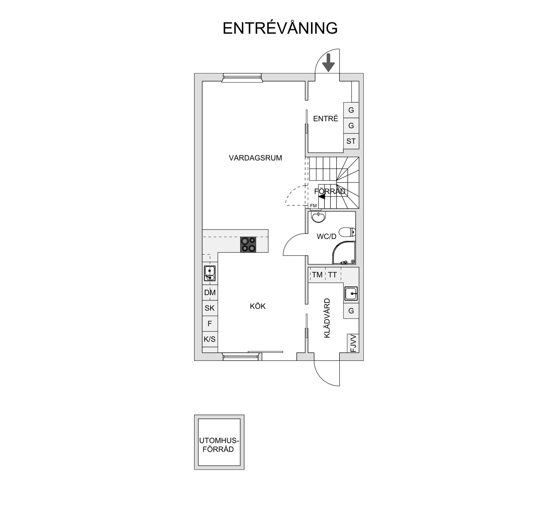 Bostadsrätt, Radhus, Emblagatan 16, Vikingstad, Linköping