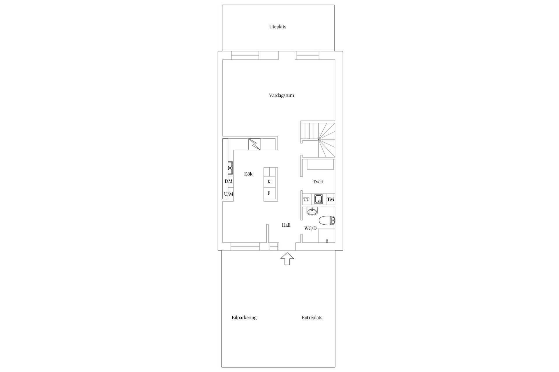 Bostadsrätt, Radhus, Torggatan 2D, Bara, Svedala