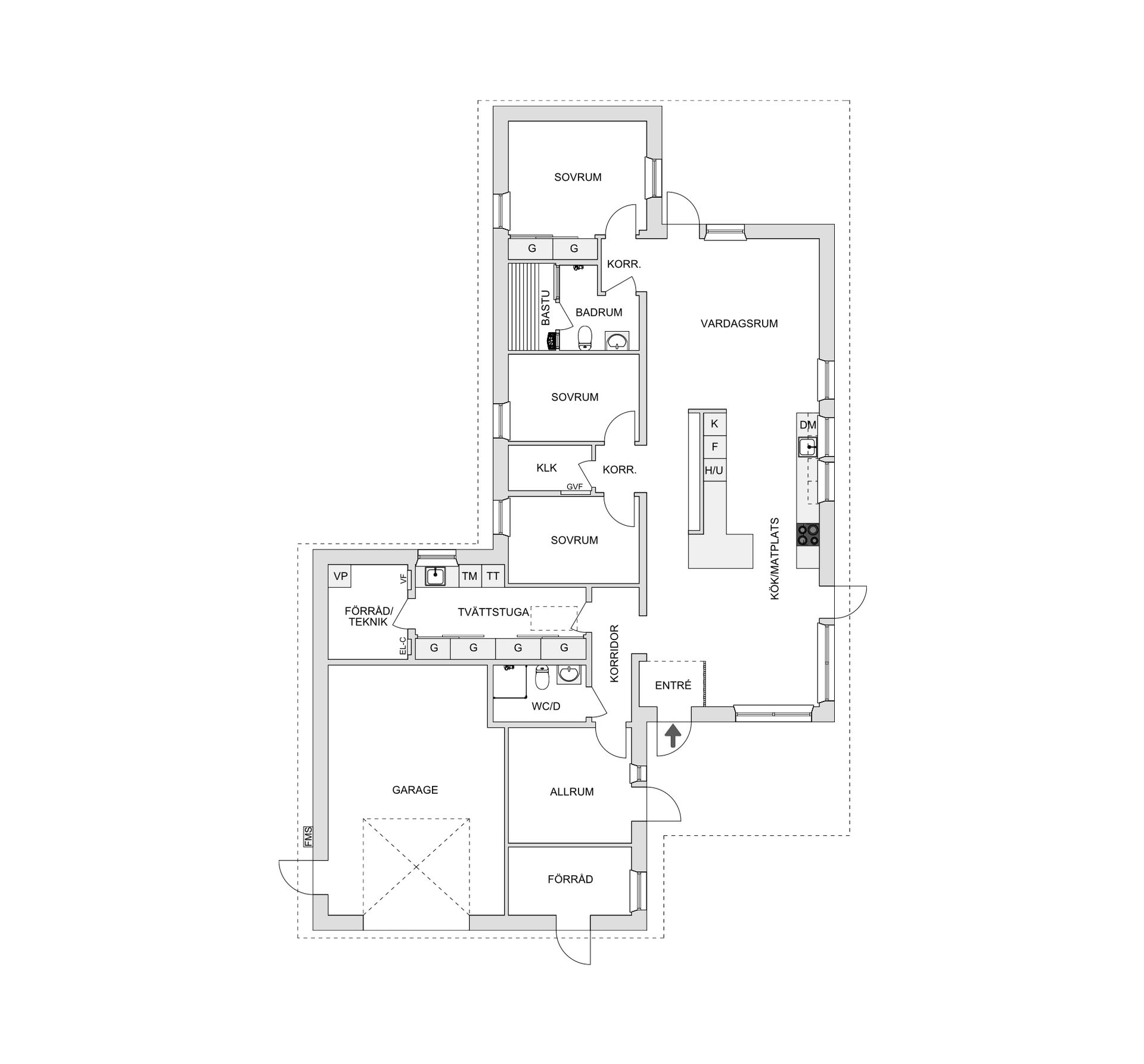 Villa, Ankarvägen 2, Sävast, Boden