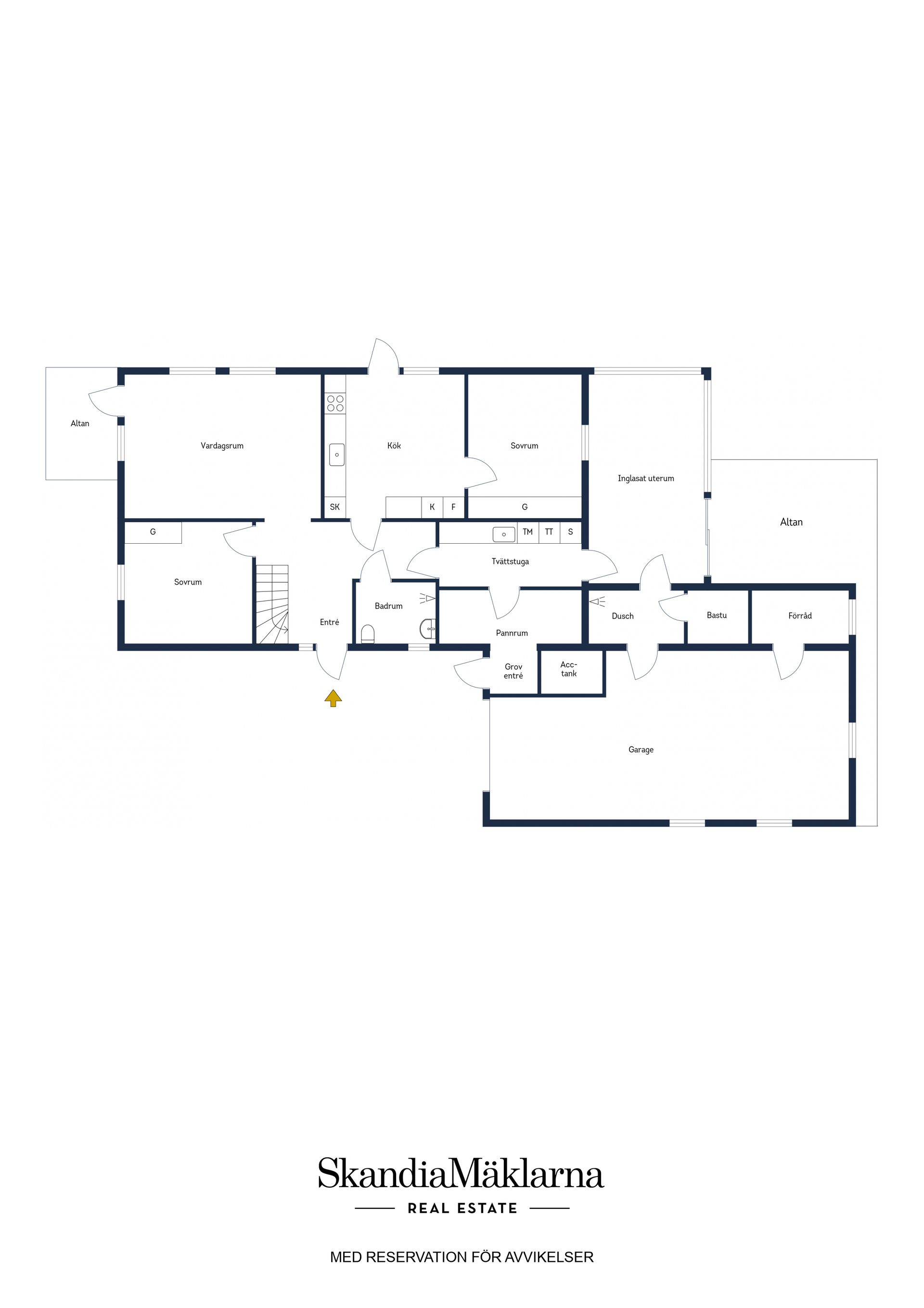 Villa, Svanvägen 3, Veddige, Varberg