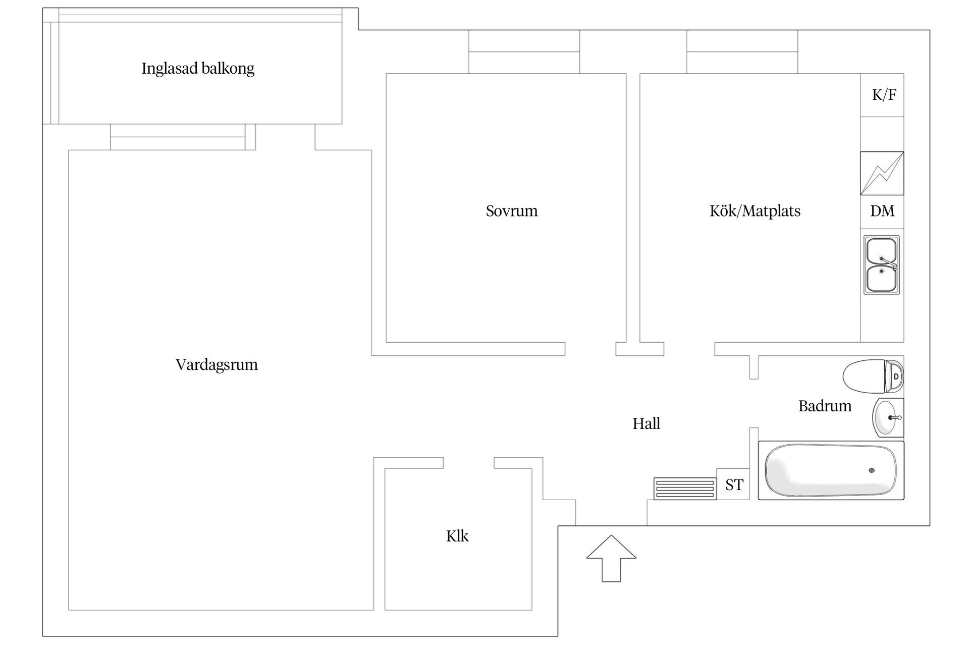 Bostadsrätt, Kollegiegatan 7A, Nydala, Malmö