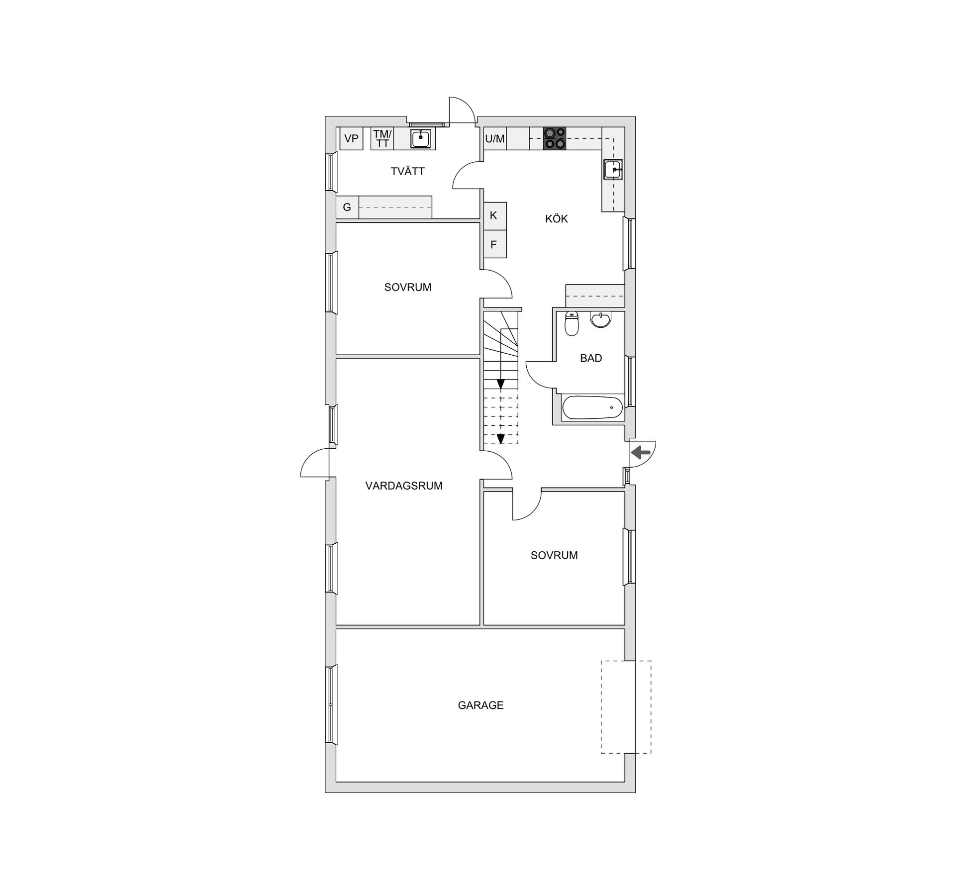 Villa, Diskusvägen 24, Vankiva, Hässleholm