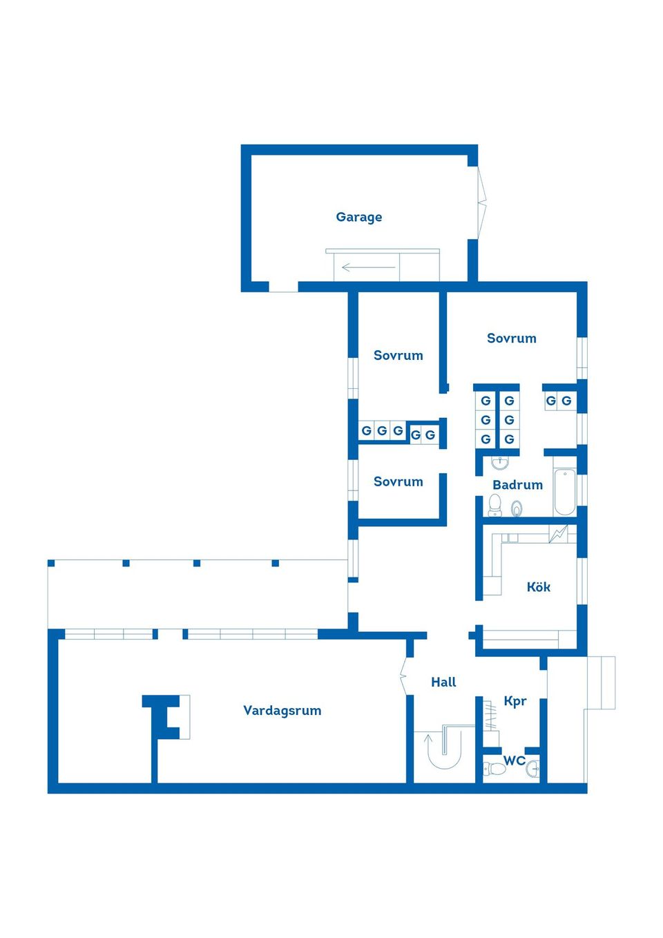 Villa, Strömvägen 9, Svärdsjö, Falun