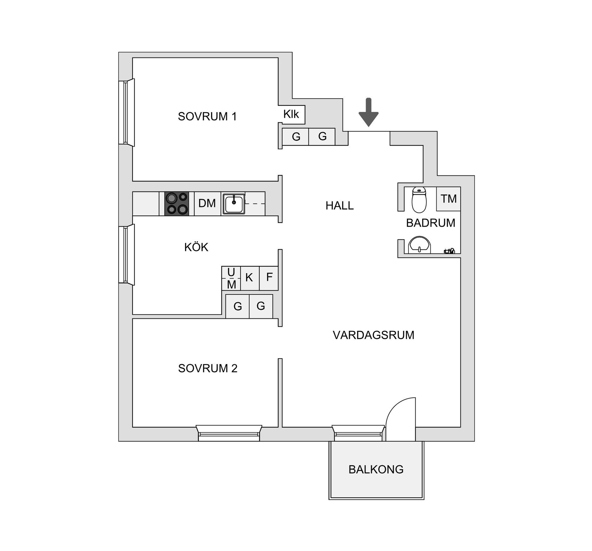 Bostadsrätt, Sigfridsvägen 19, Aspudden, Stockholm
