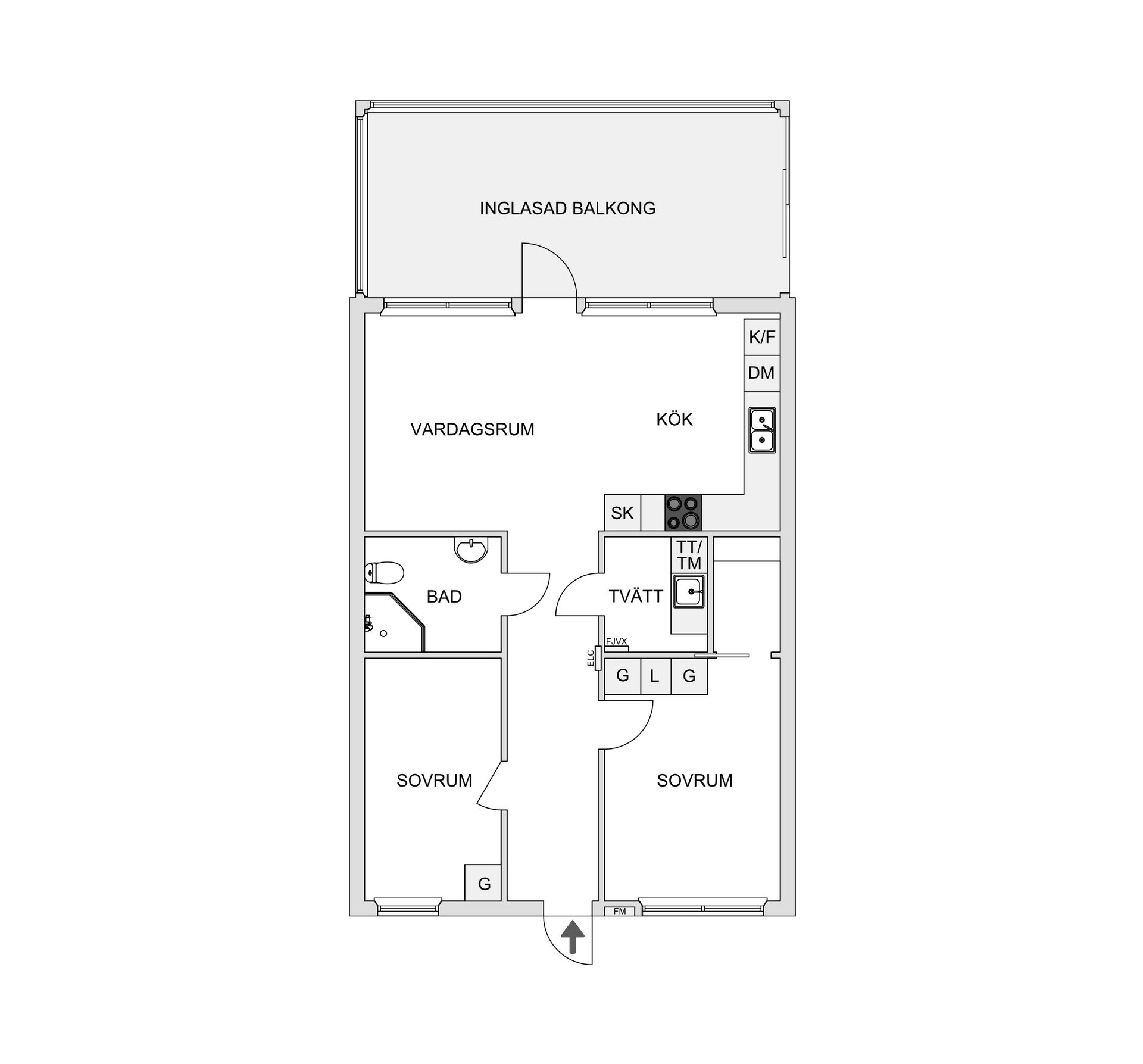 Bostadsrätt, Radhus, Frej Alsterlinds Väg 28, Mons Backe, Kil
