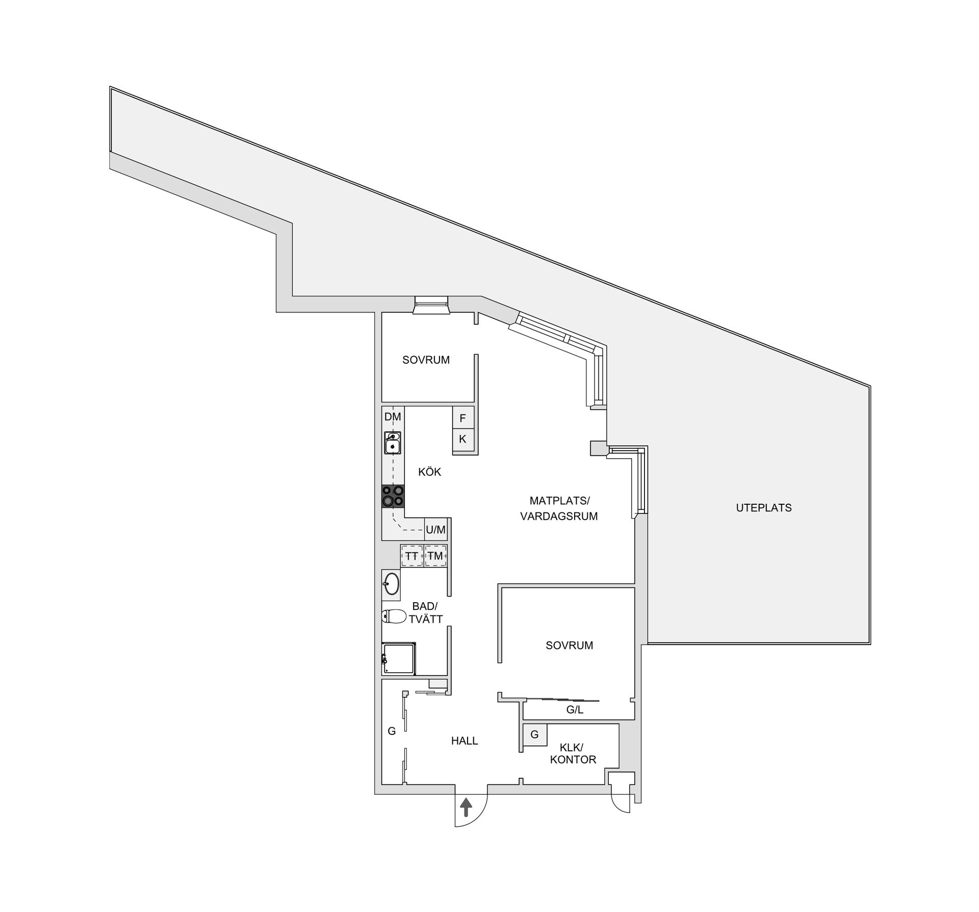 Bostadsrätt, Sturegatan 54, Centrum, Borås