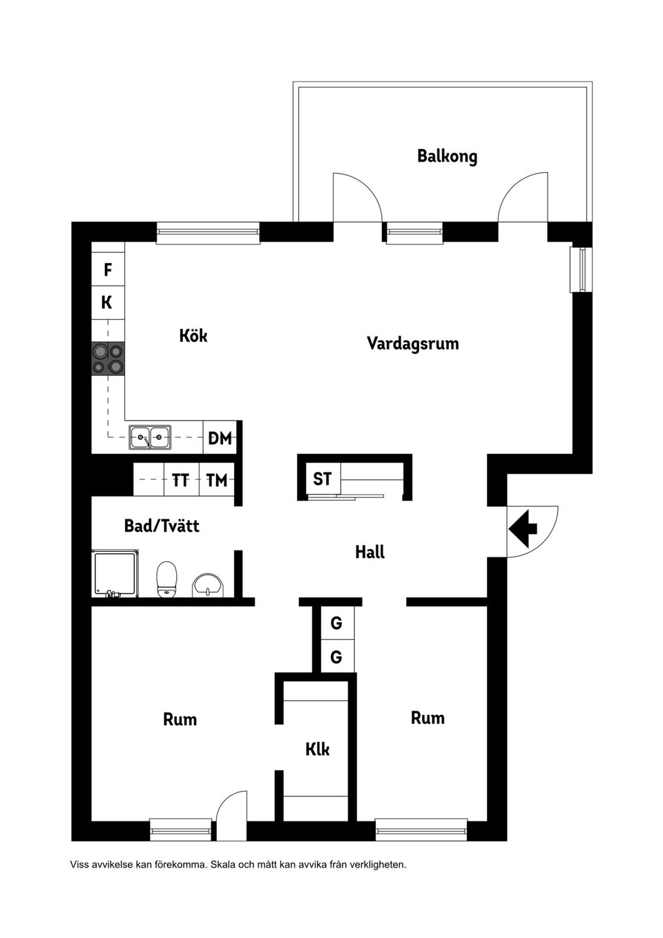 Bostadsrätt, Öjabyvägen 23D, Helgevärma, Växjö