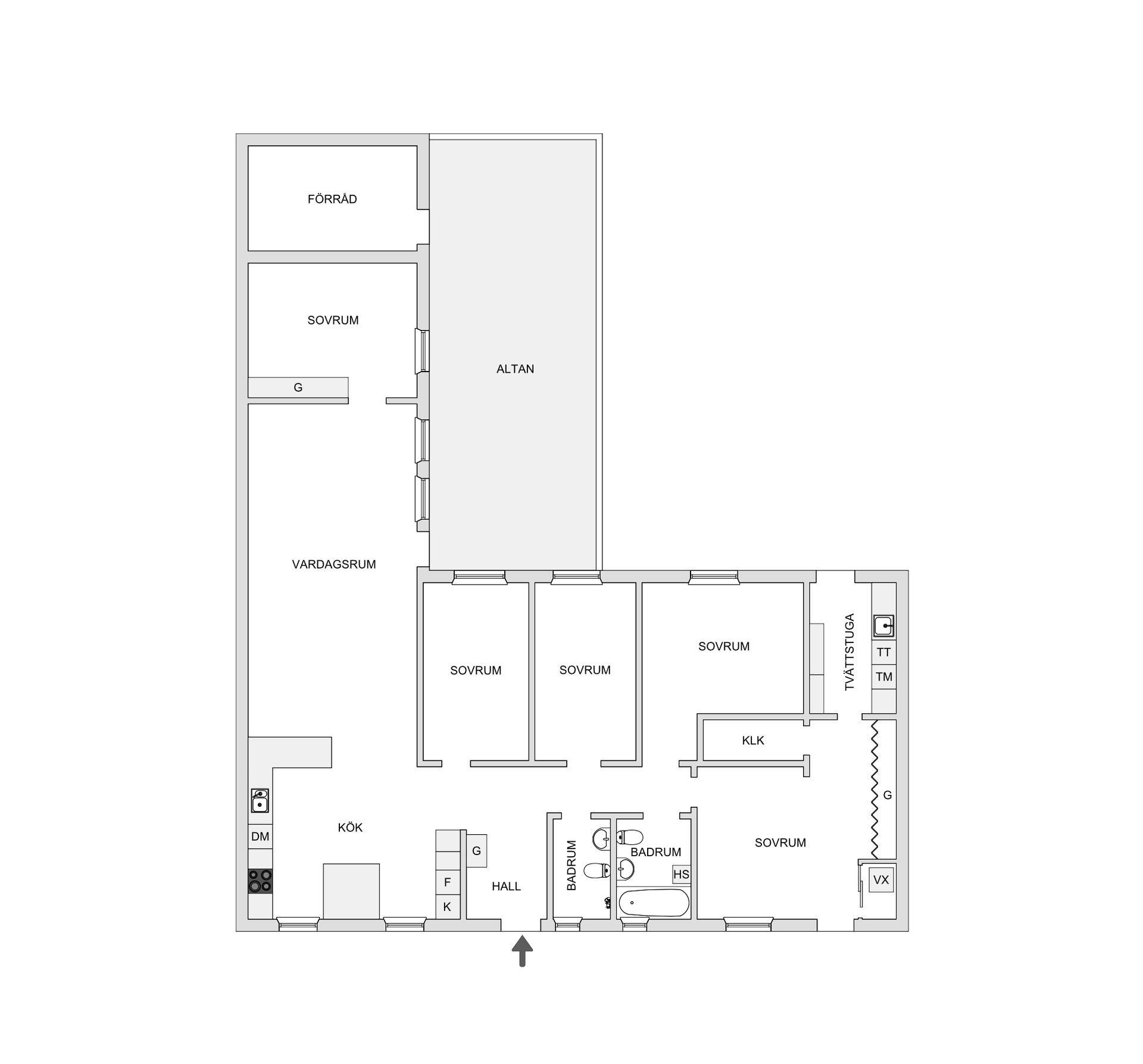 Villa, Radhus, Ängsklockevägen 107, Kottla, Lidingö