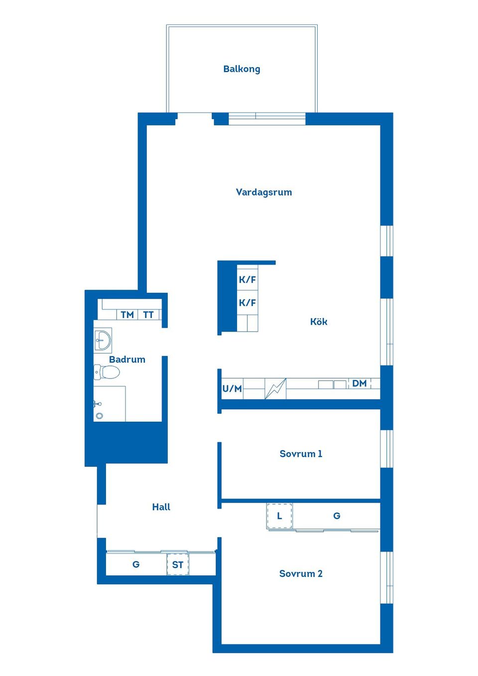 Bostadsrätt, Brandmannagatan 5A, Centralt, Linköping