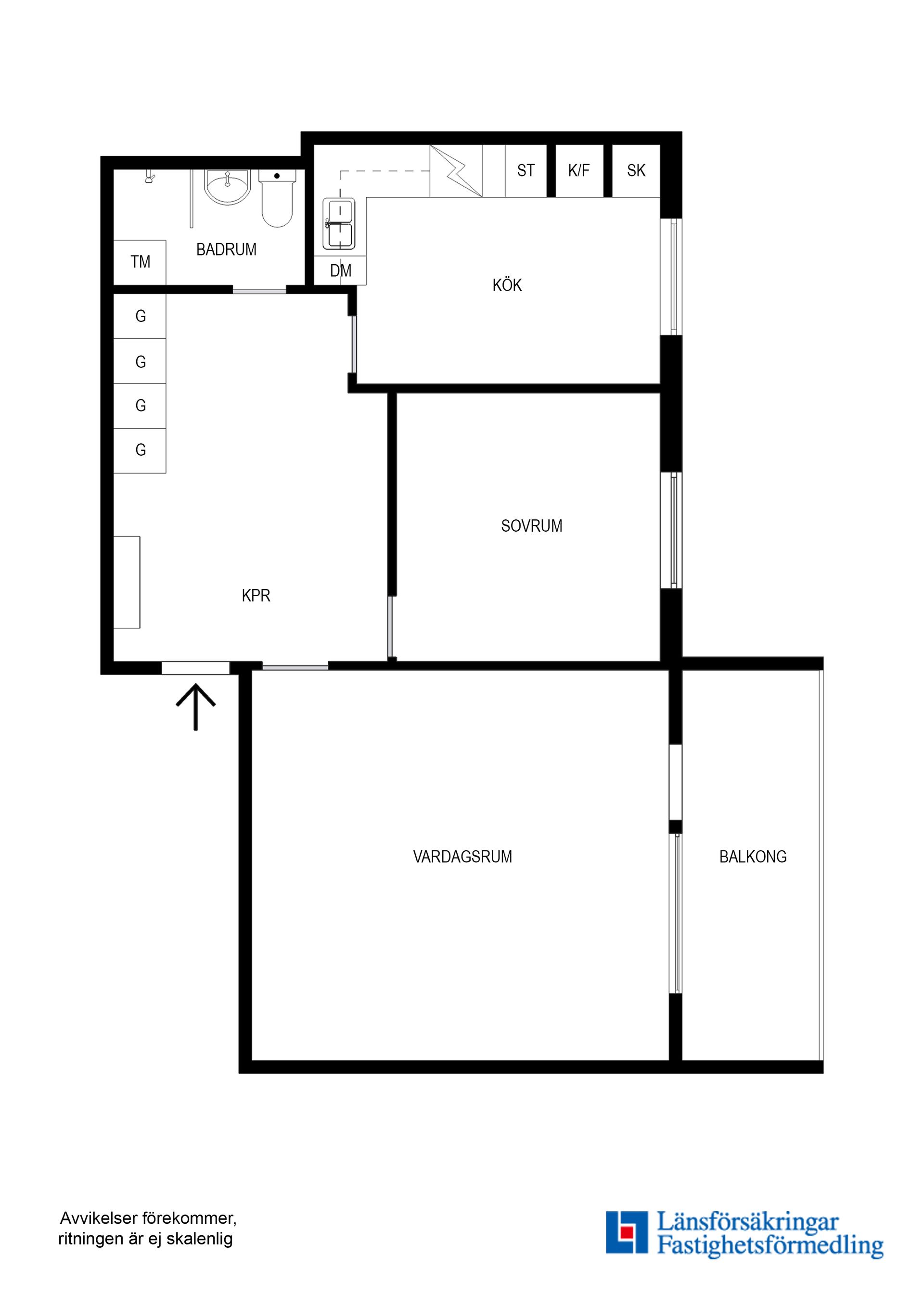 Bostadsrätt, Kruthornsvägen 56A, Edsberg, Sollentuna