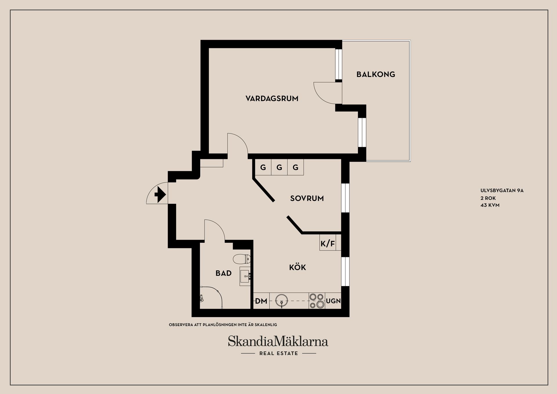 Bostadsrätt, Ulvsbygatan 9A, Norrstrand, Karlstad