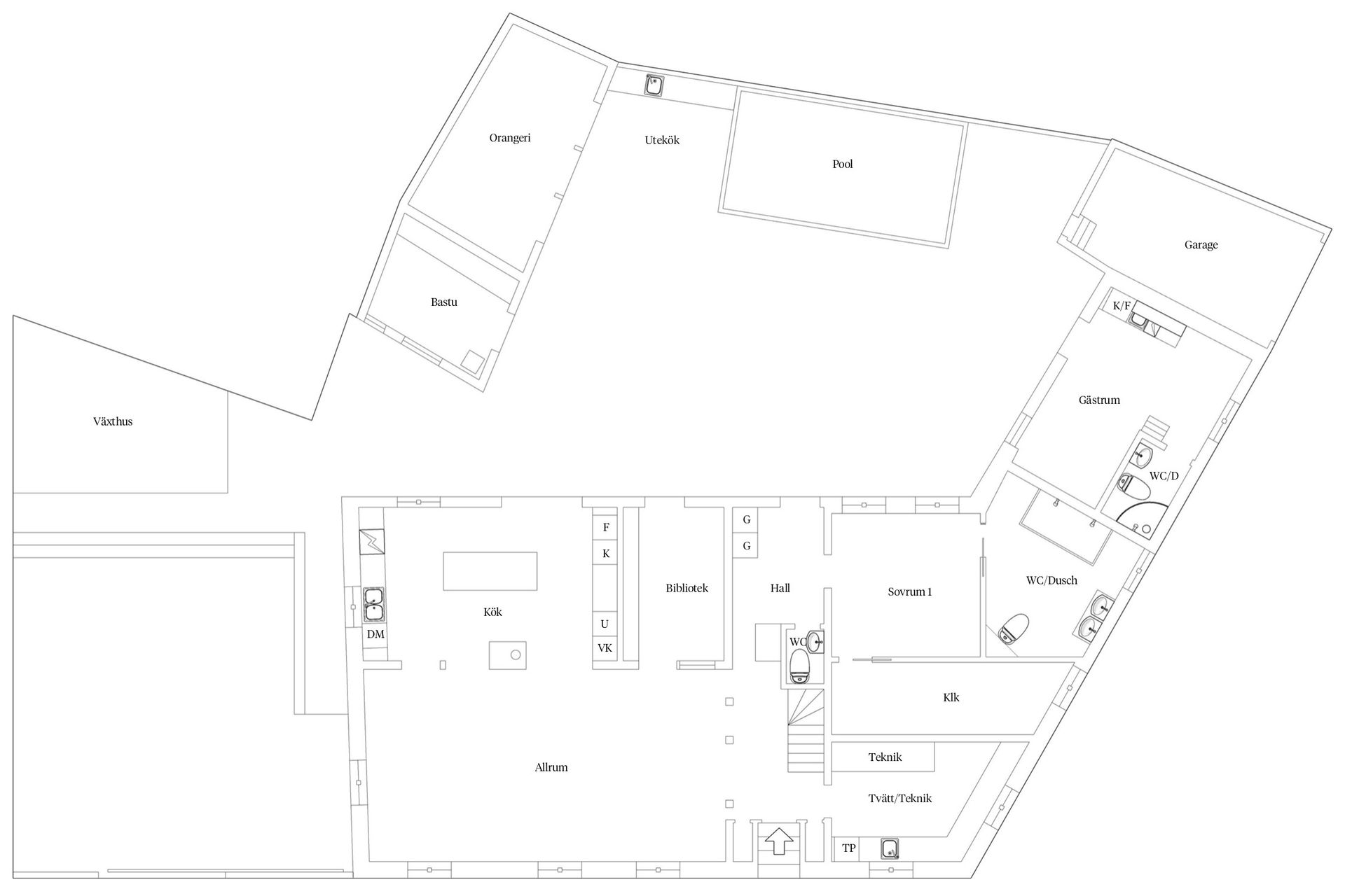 Villa, Supgränd 3, Centrala Ystad, Ystad