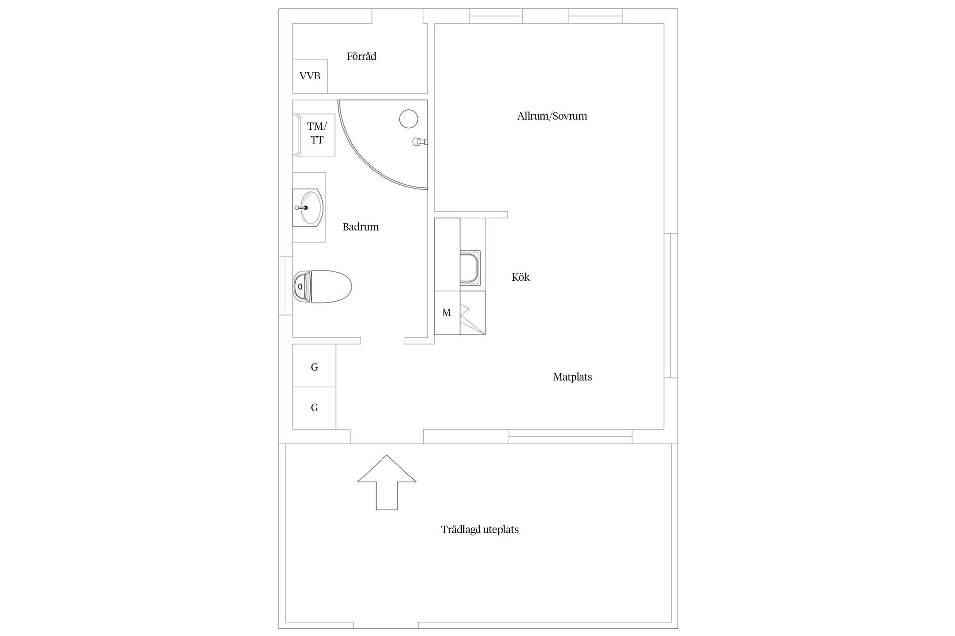 Bostadsrätt, Sanda Stora Varbos 840 - Björkhaga stuga 52, Sanda, Gotland
