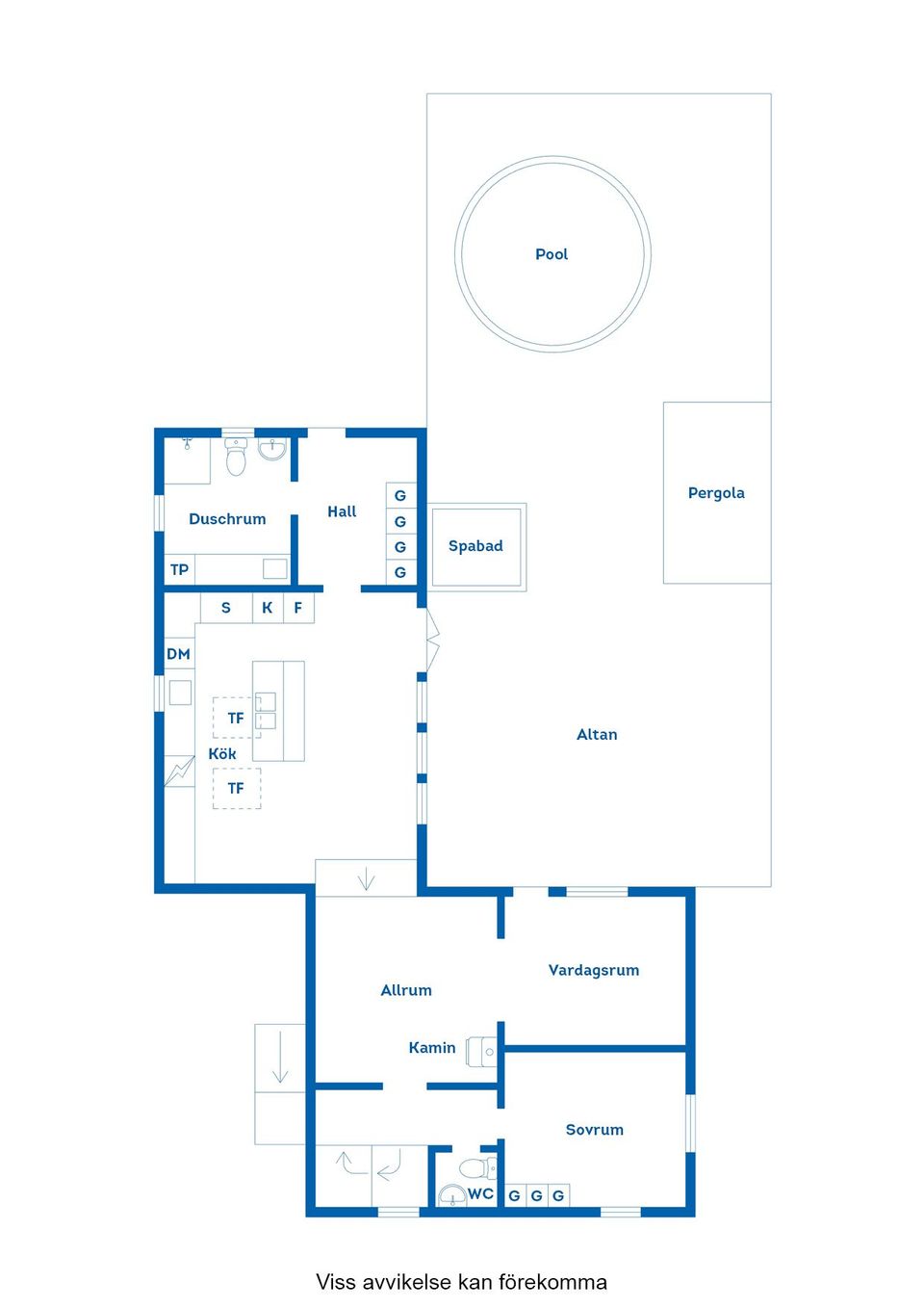 Villa, Valenciavägen 7, Valencia, Falkenberg