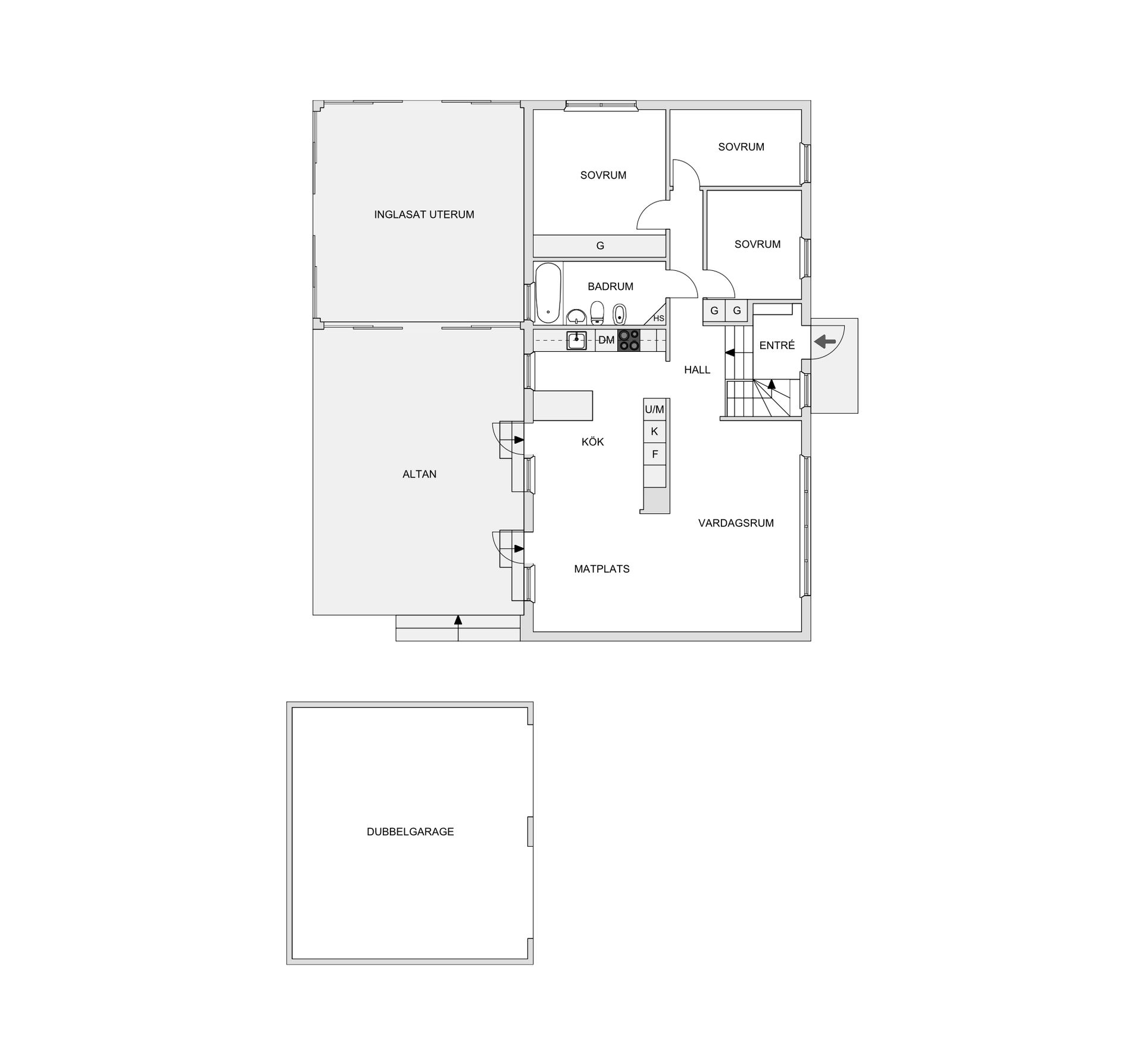 Villa, Prästvägen 26, Finja, Hässleholm