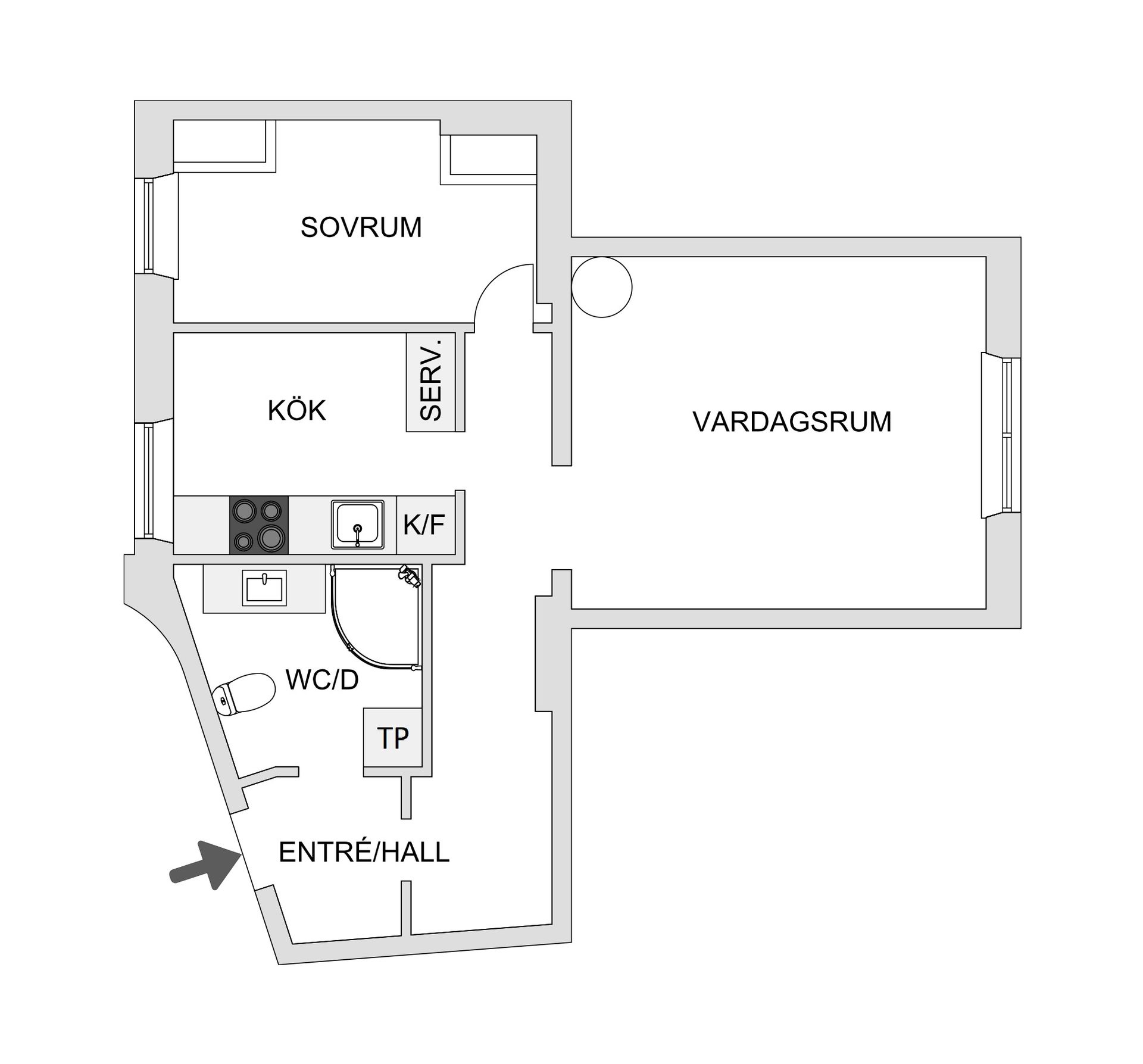 Bostadsrätt, Östermalmsgatan 31, 3 tr, Östermalm Lärkstaden, Stockholm