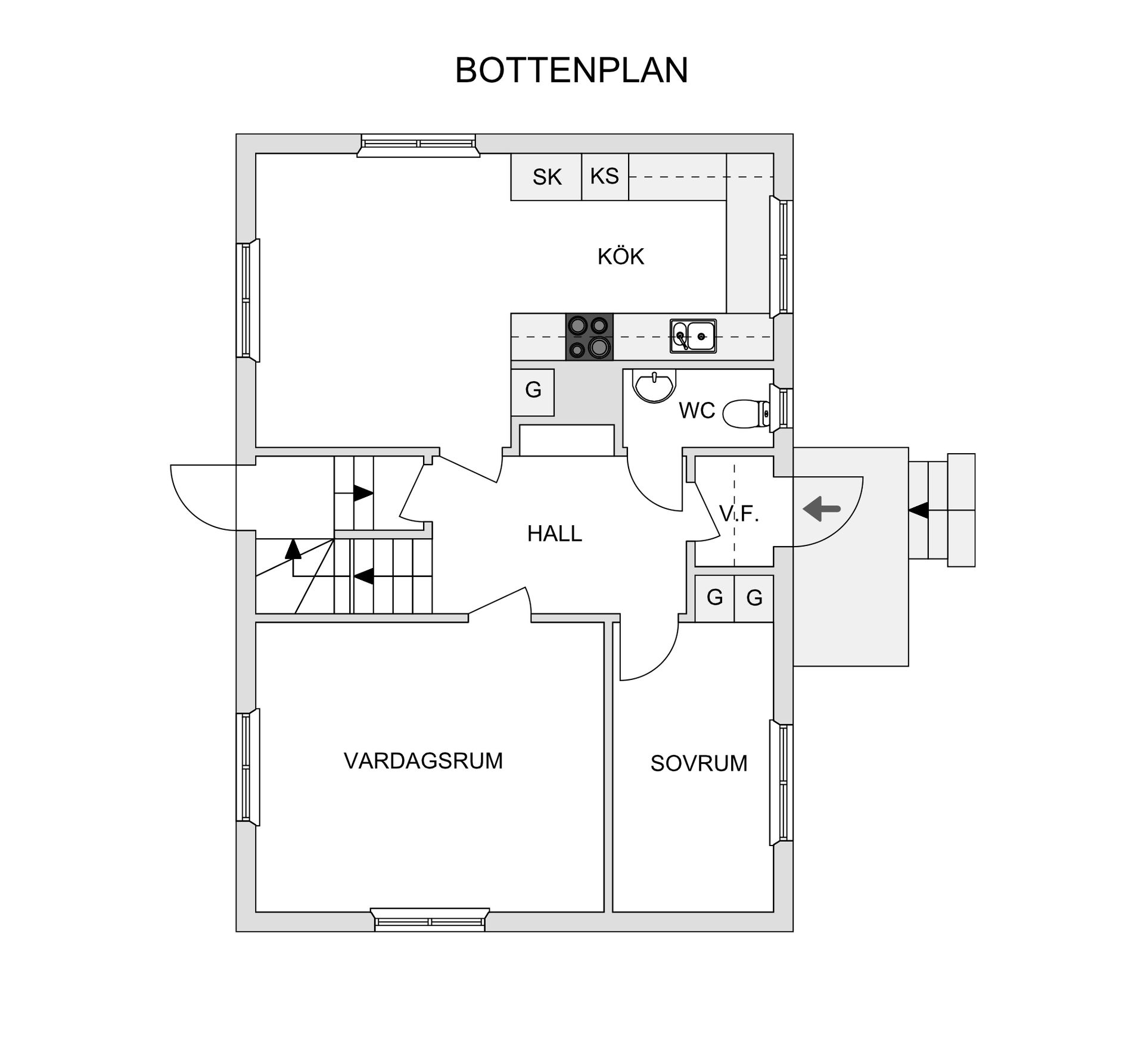 Villa, Bondersbyn 511, Bondersbyn, Kalix