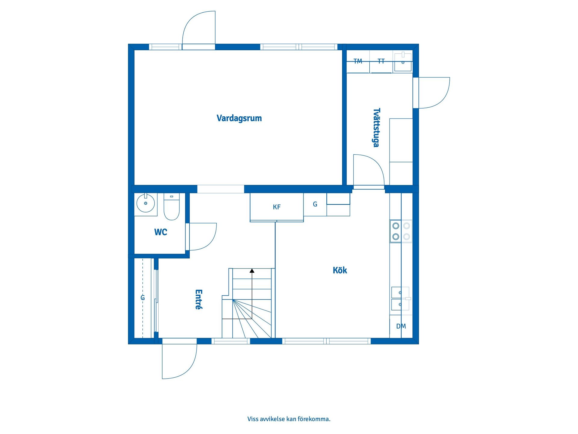 Villa, Radhus, Idrottsvägen 7B, Timmernabben, Mönsterås