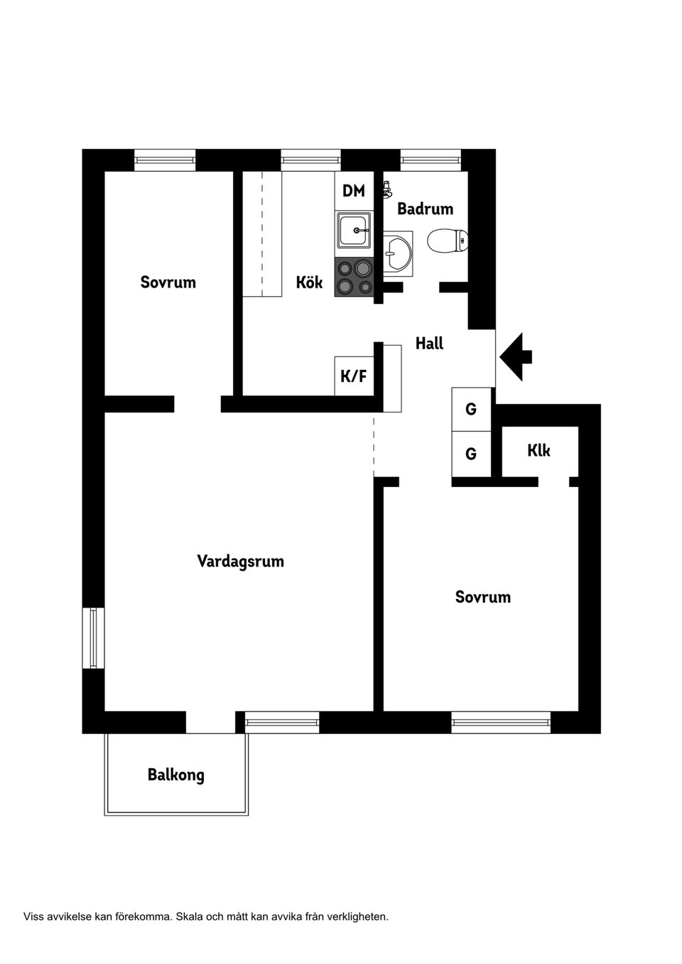 Bostadsrätt, Flygfältsvägen 3A, Karlberg, Karlskoga