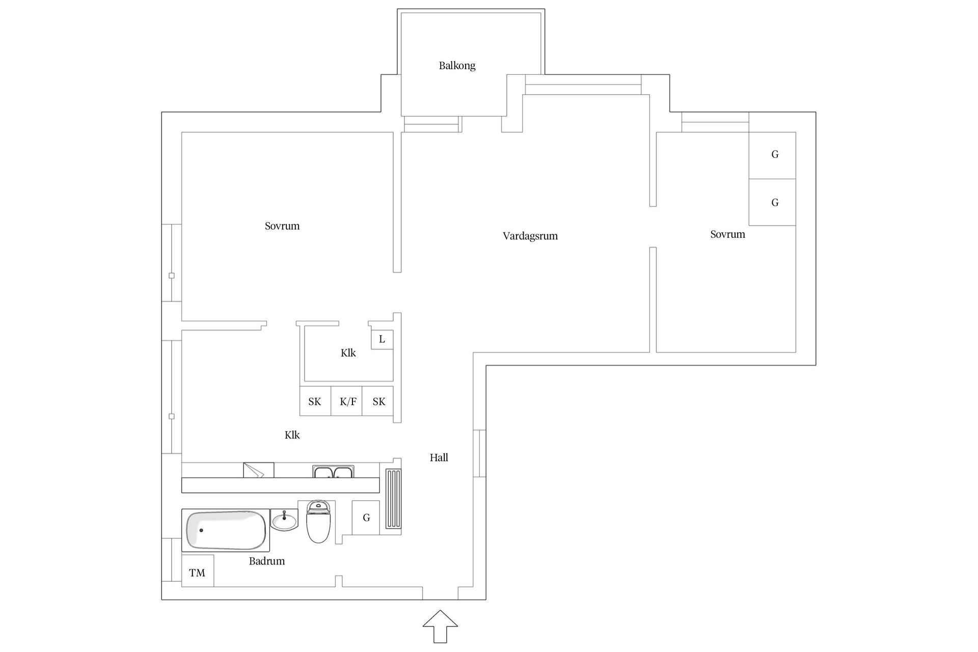 Bostadsrätt, Klörupsvägen 8C, Sandmöllan, Trelleborg