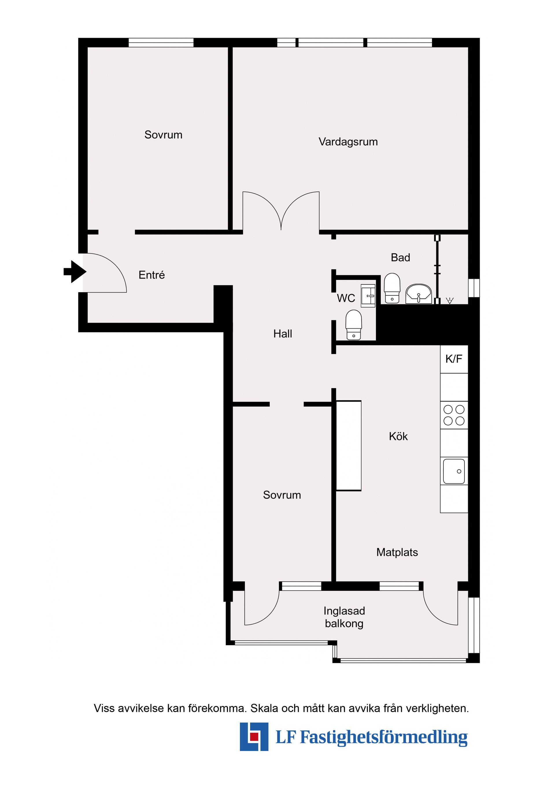 Bostadsrätt, Von lingens väg 1, Rosengård, Malmö