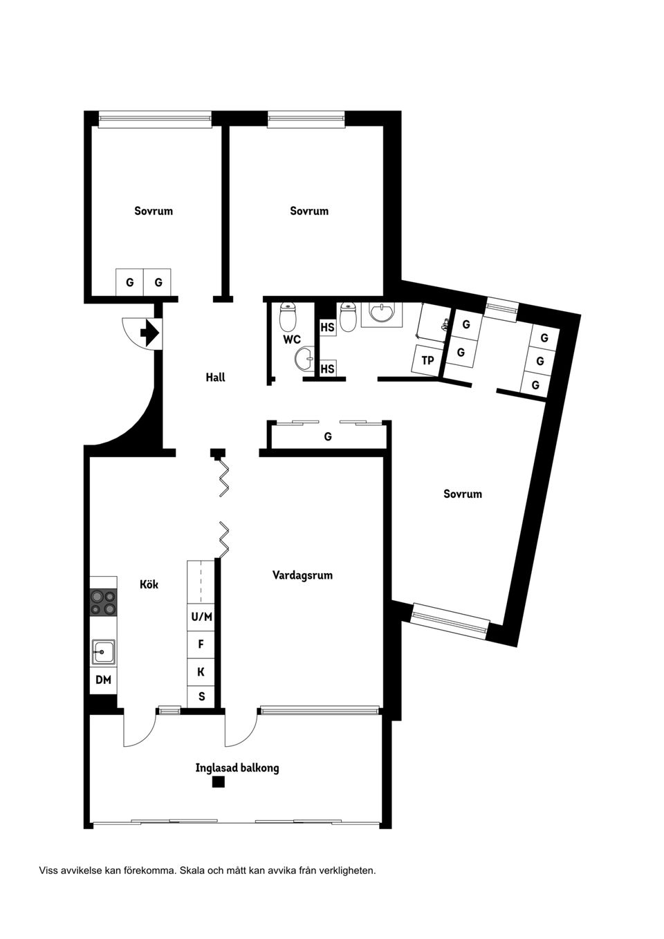Bostadsrätt, Hallasvängen 9A, Väster, Trelleborg