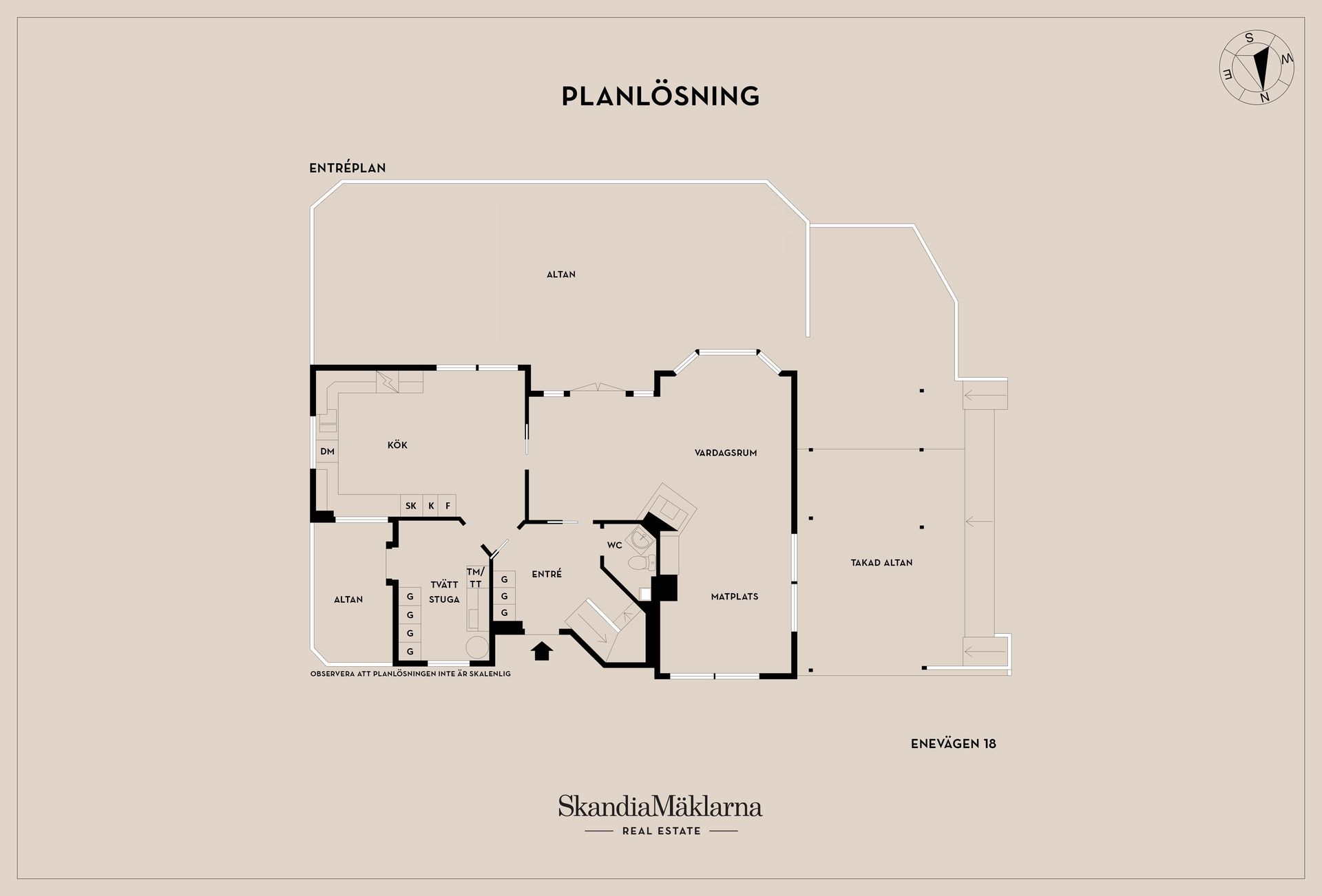 Villa, Enevägen 18, Nydalen, Askersund