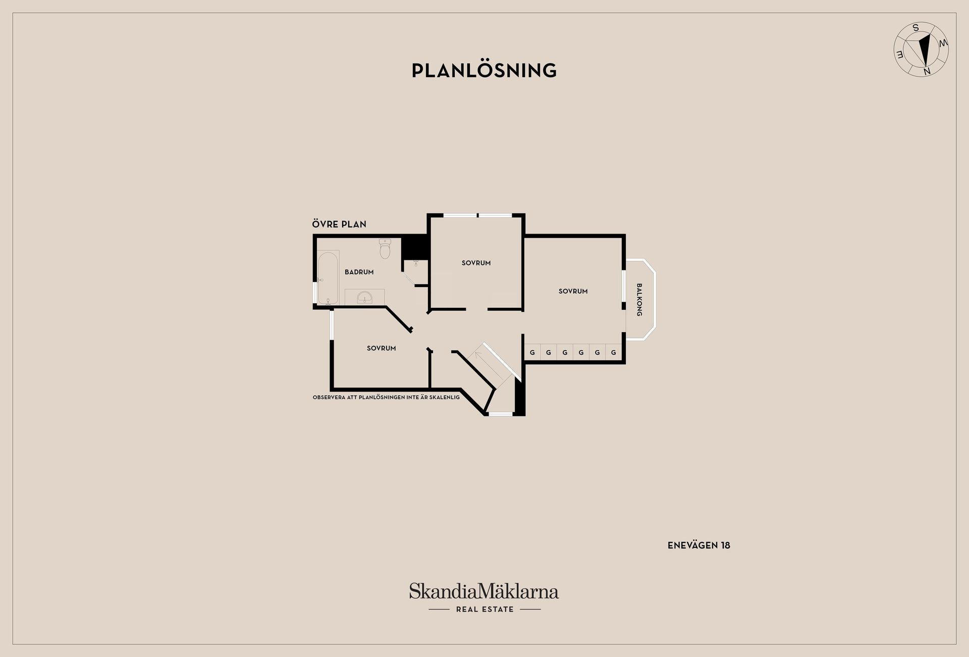 Villa, Enevägen 18, Nydalen, Askersund