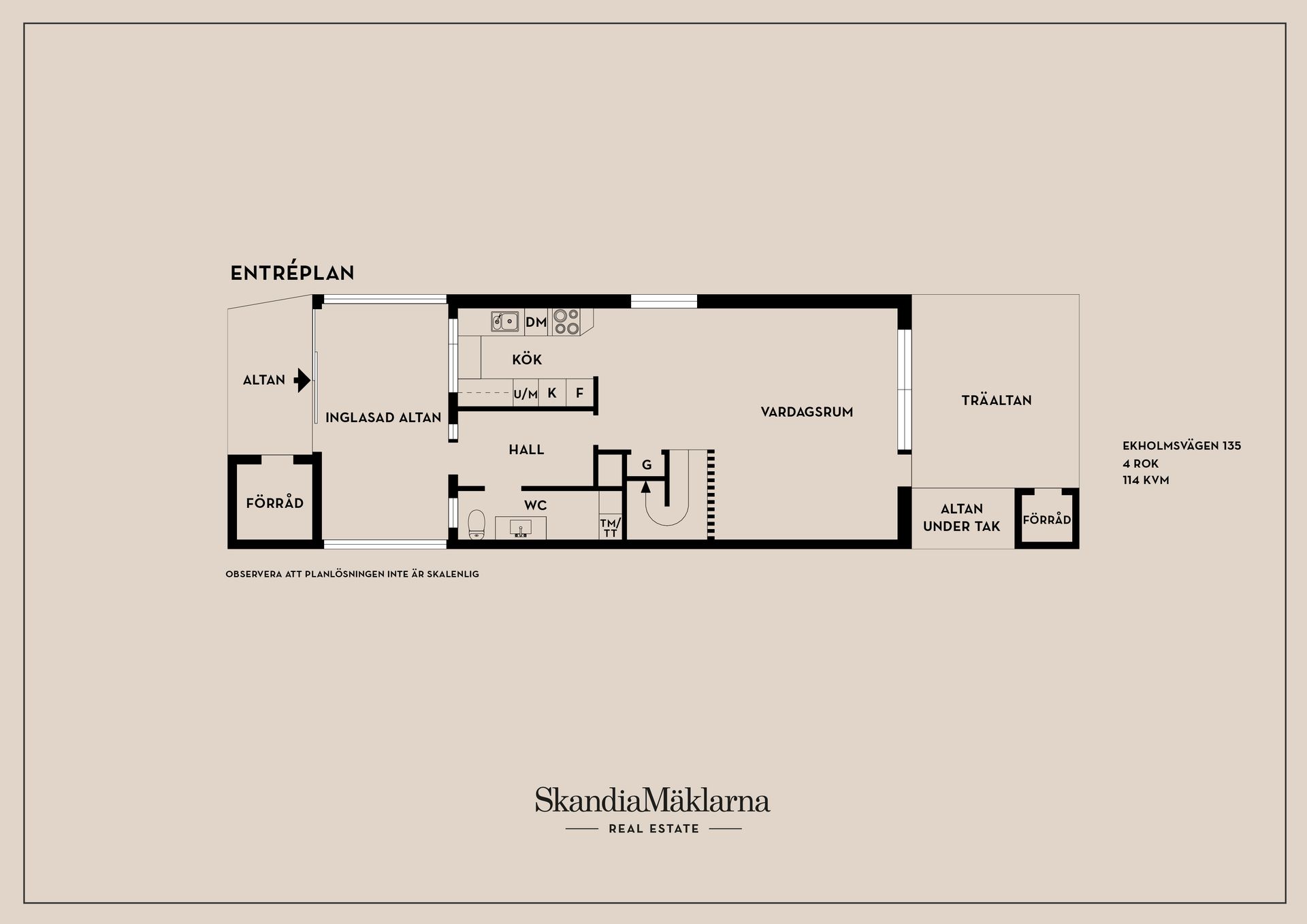 Radhus, Ekholmsvägen 135, Ekholmen, Linköping
