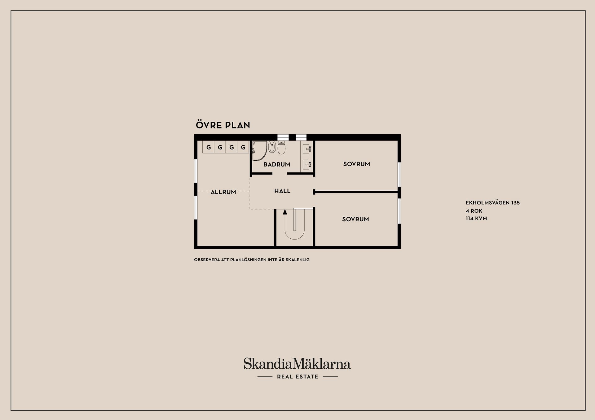 Radhus, Ekholmsvägen 135, Ekholmen, Linköping