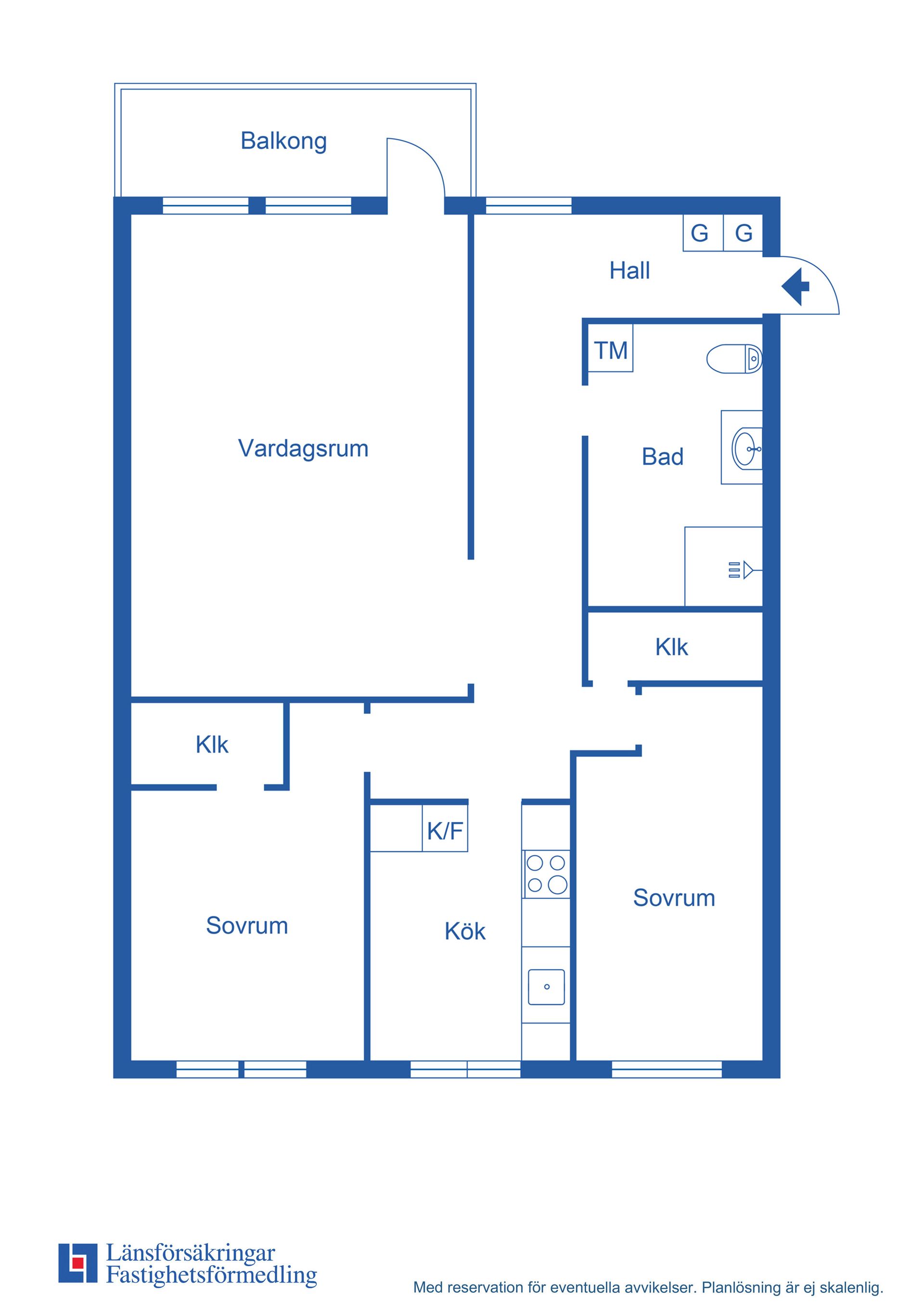Bostadsrätt, Fågelgatan 2, Centrum, Sjöbo