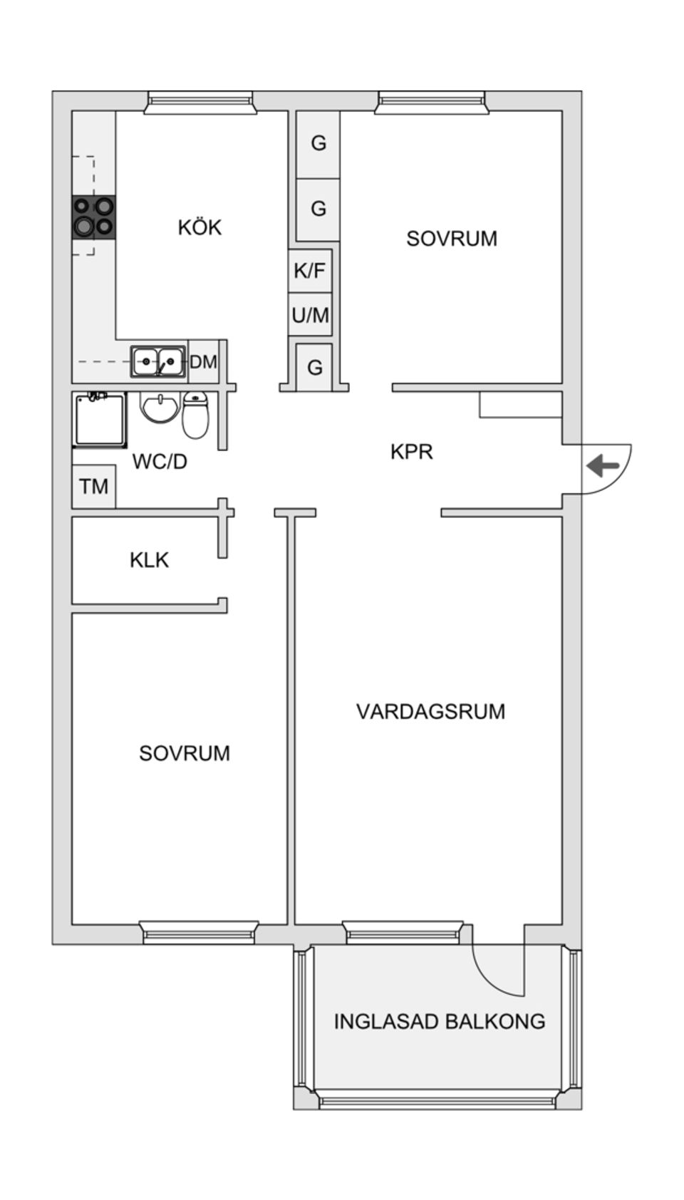 Bostadsrätt, Kågevägen 36A, Skellefteå
