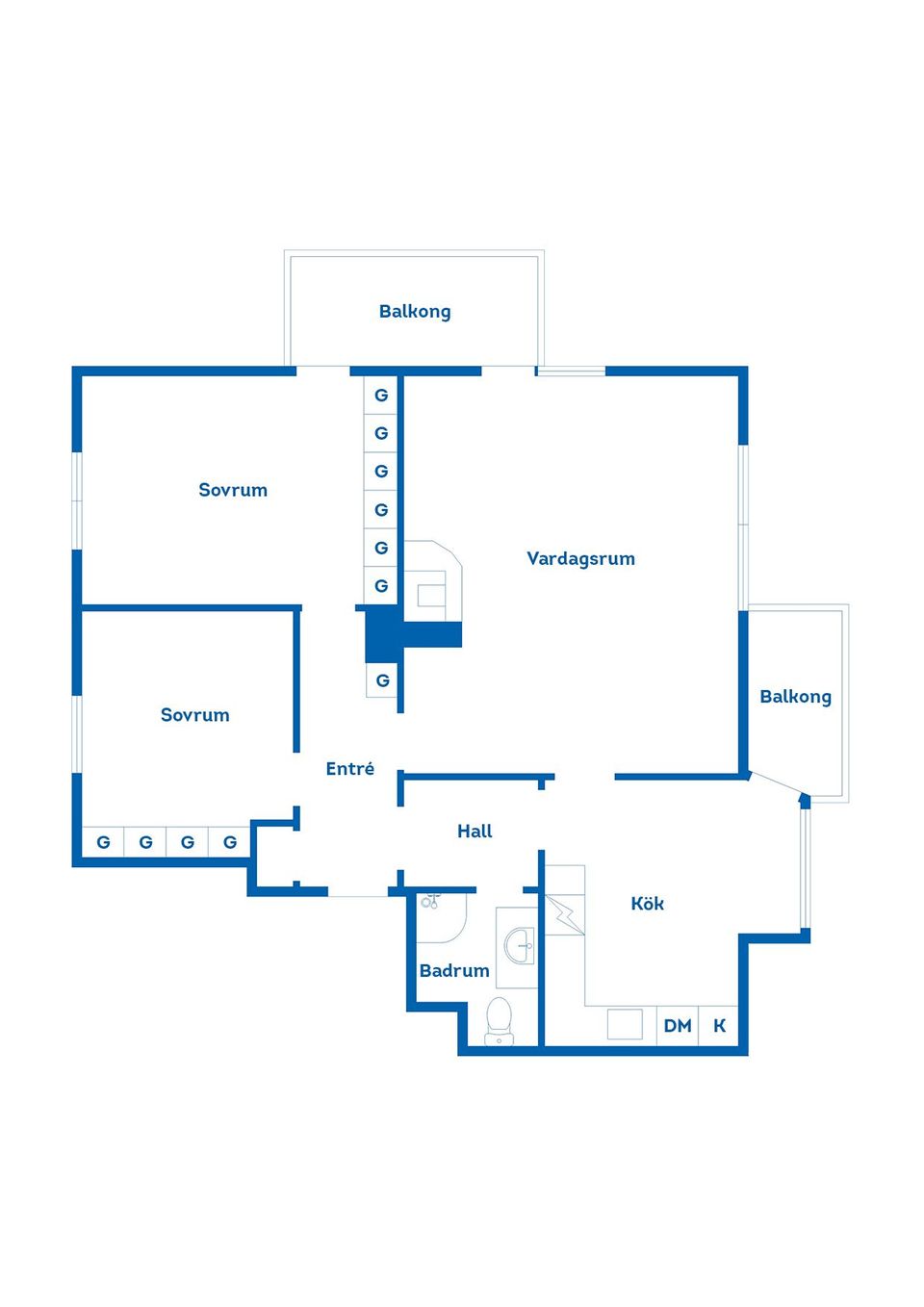 Bostadsrätt, Fredriksdalsvägen 16a, Villastaden, Gävle