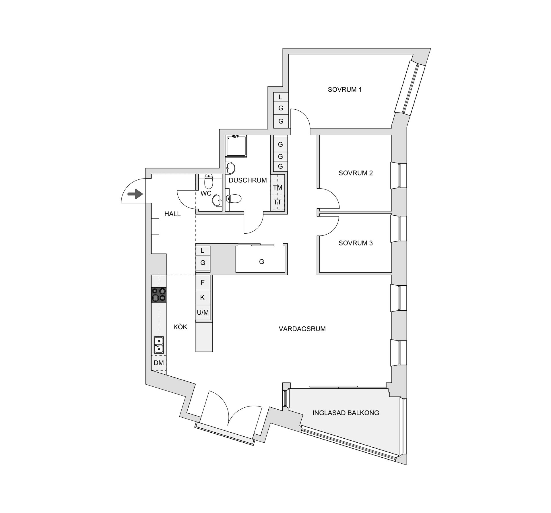 Bostadsrätt, Redaretorget 1, Bryggudden, Karlstad