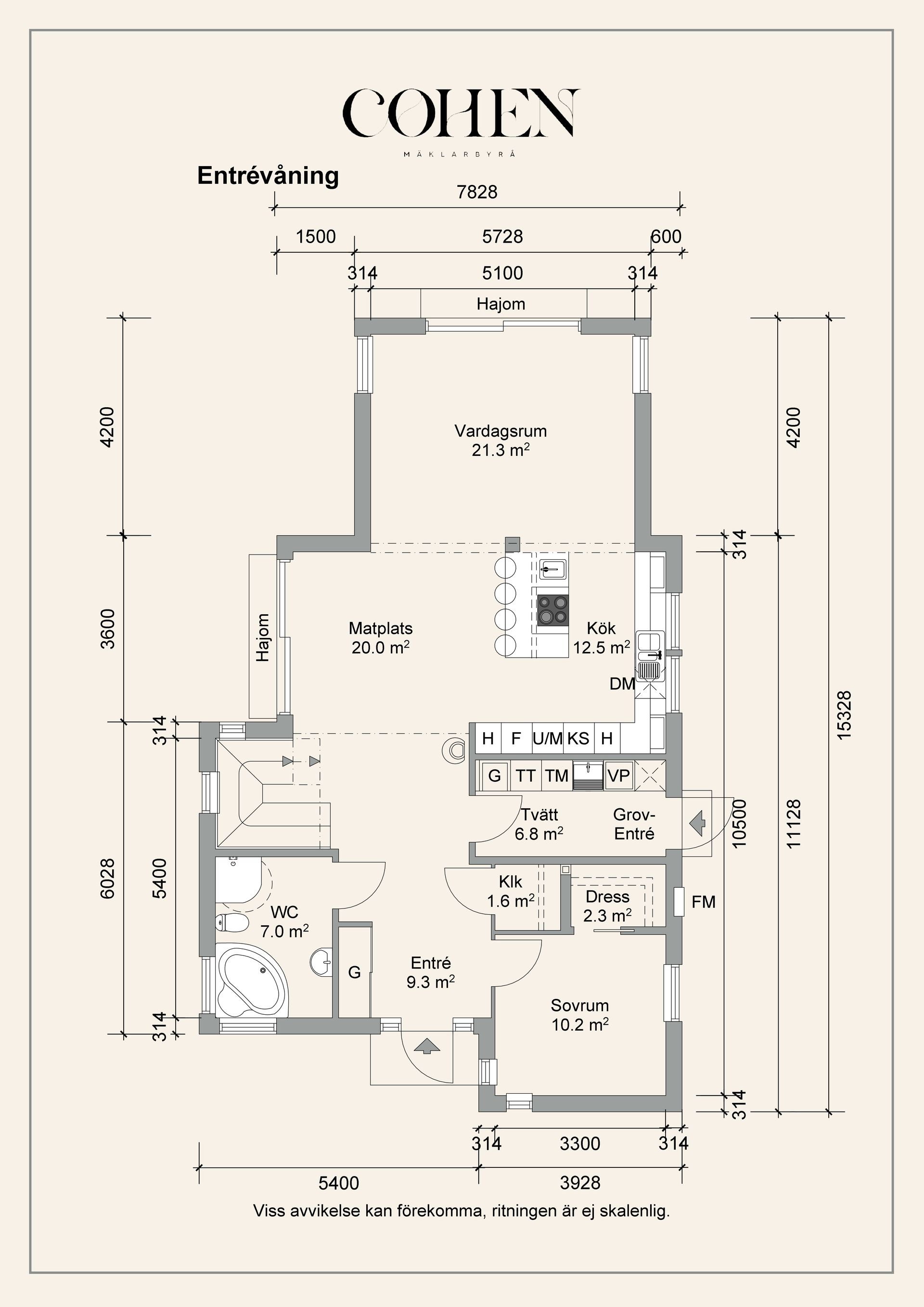 Villa, Stratusvägen 42, Fullerö, Uppsala