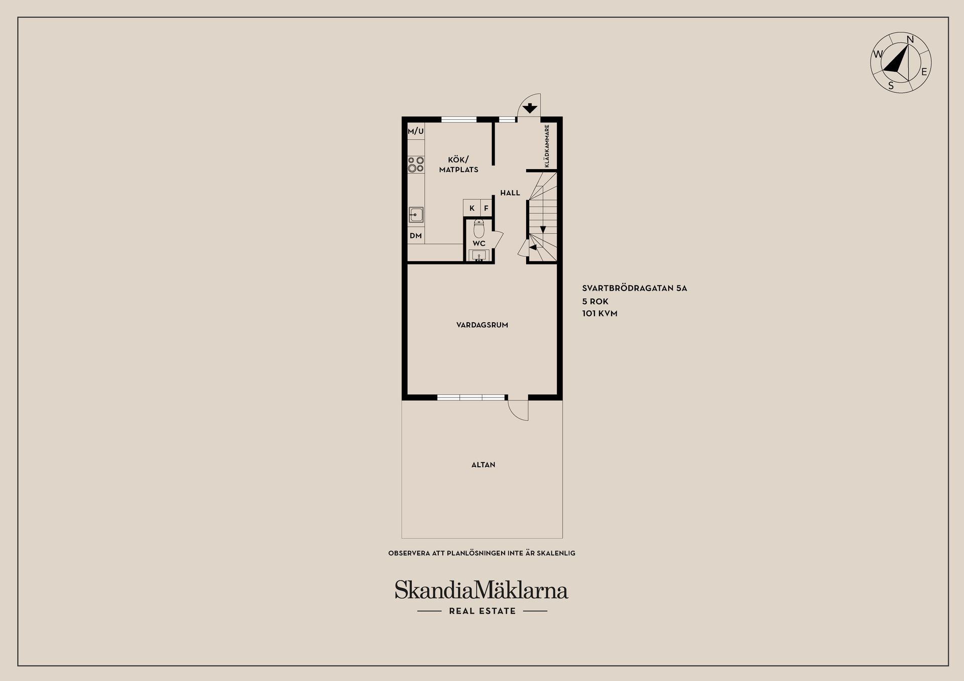 Radhus, Svartbrödragatan 5A, Komarken, Kungälv
