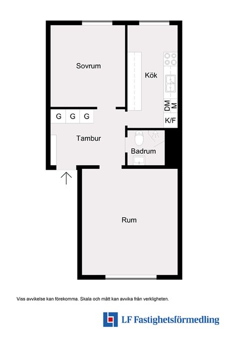 Bostadsrätt, Smålandsgatan 20B, Dalaplan, Malmö