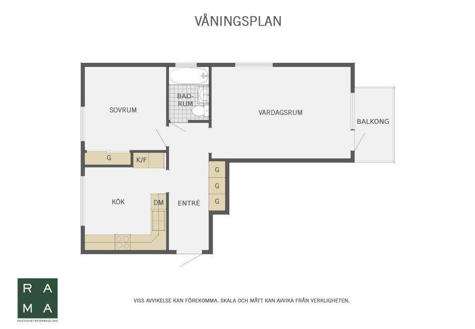 Bostadsrätt, Zettervalls väg 3, Kristianstad