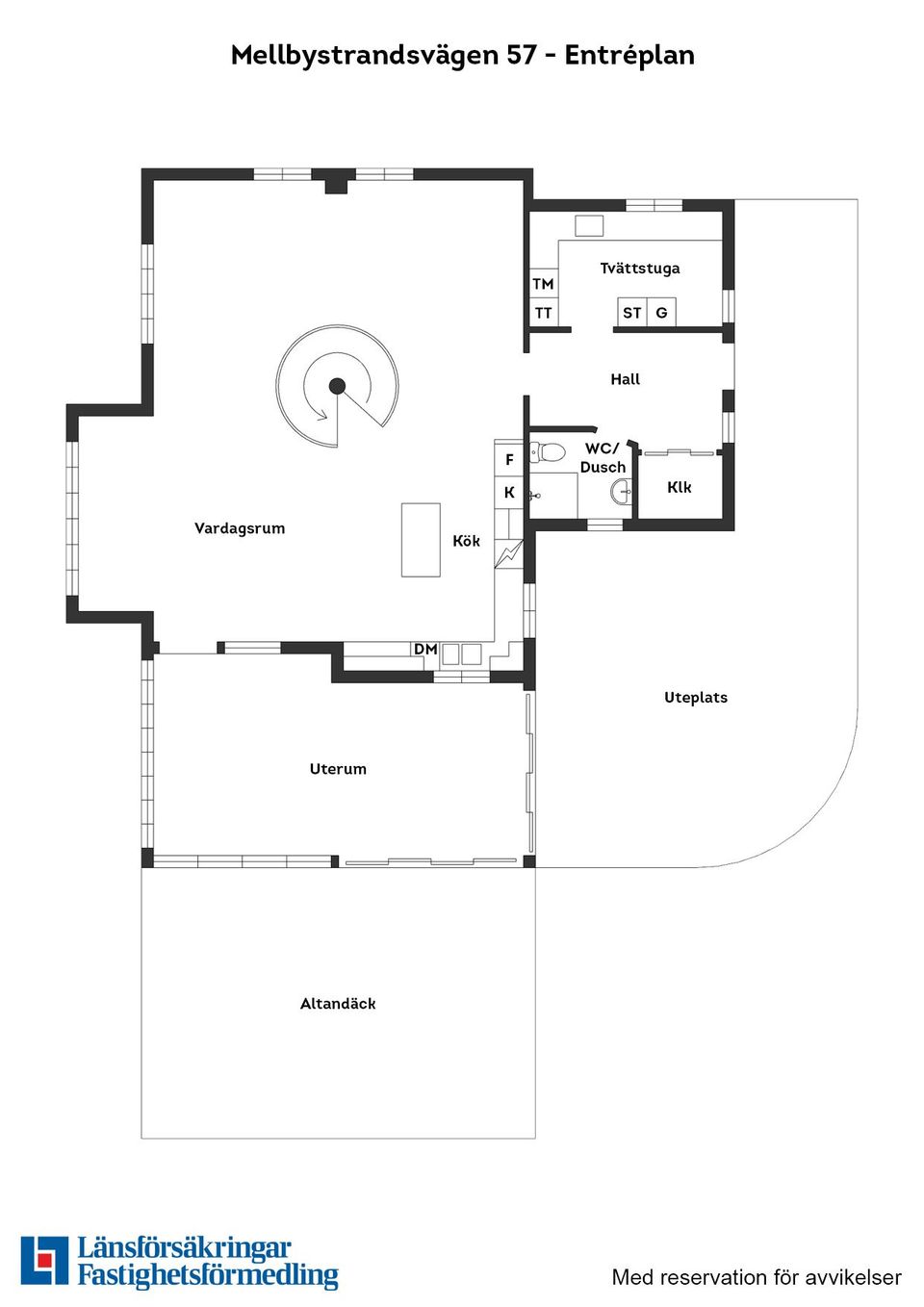 Villa, Mellbystrandsvägen 57, Musikkvarteren, Laholm