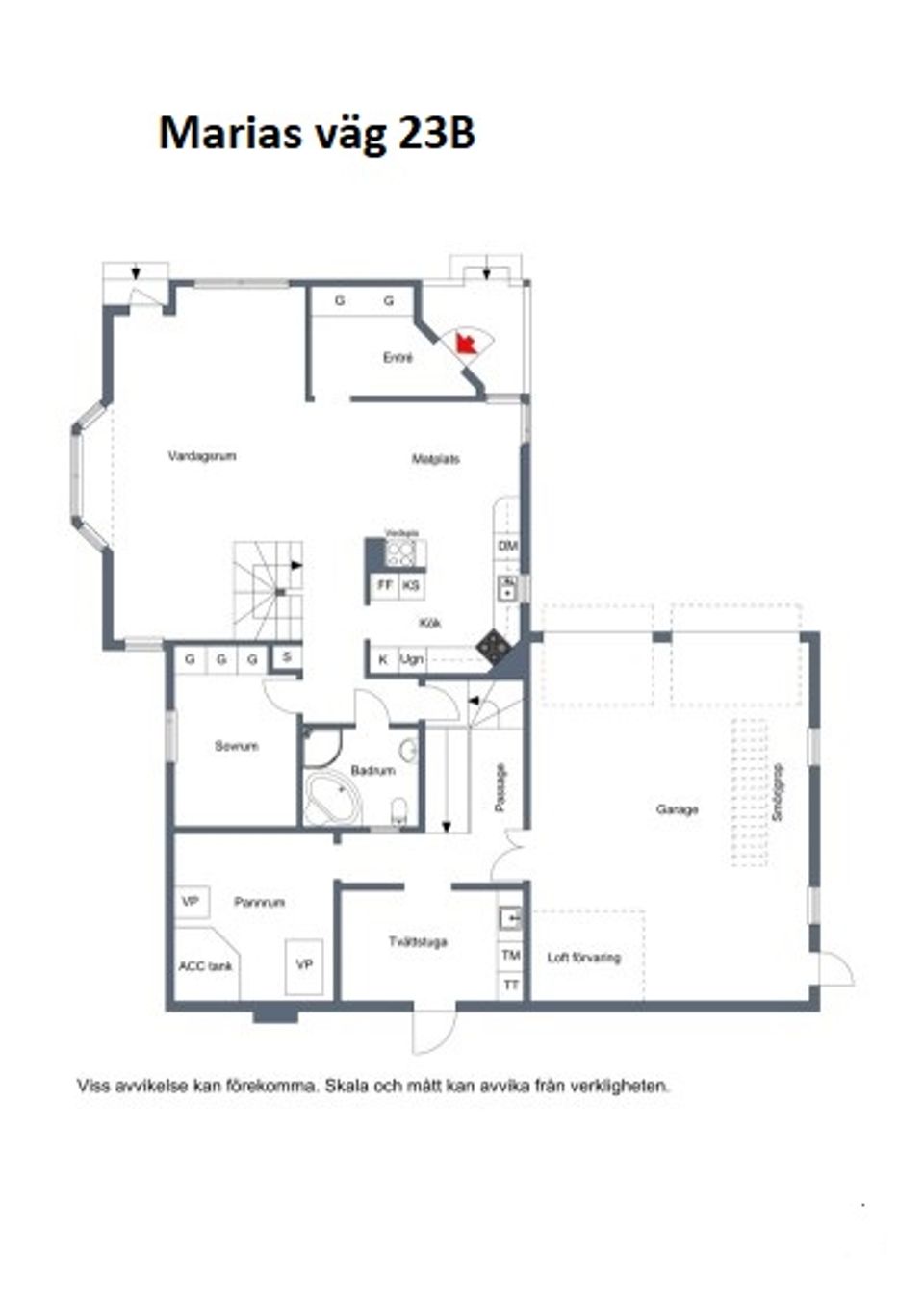 Villa, Marias väg 23B, Mellbystrand, Laholm