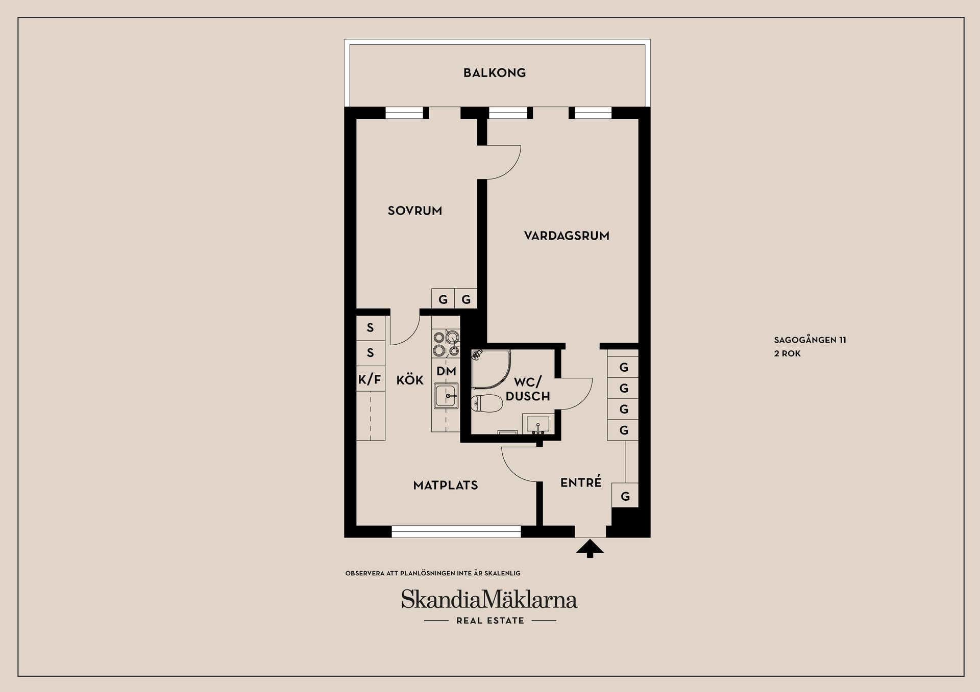 Bostadsrätt, Sagogången 11, Göteborg