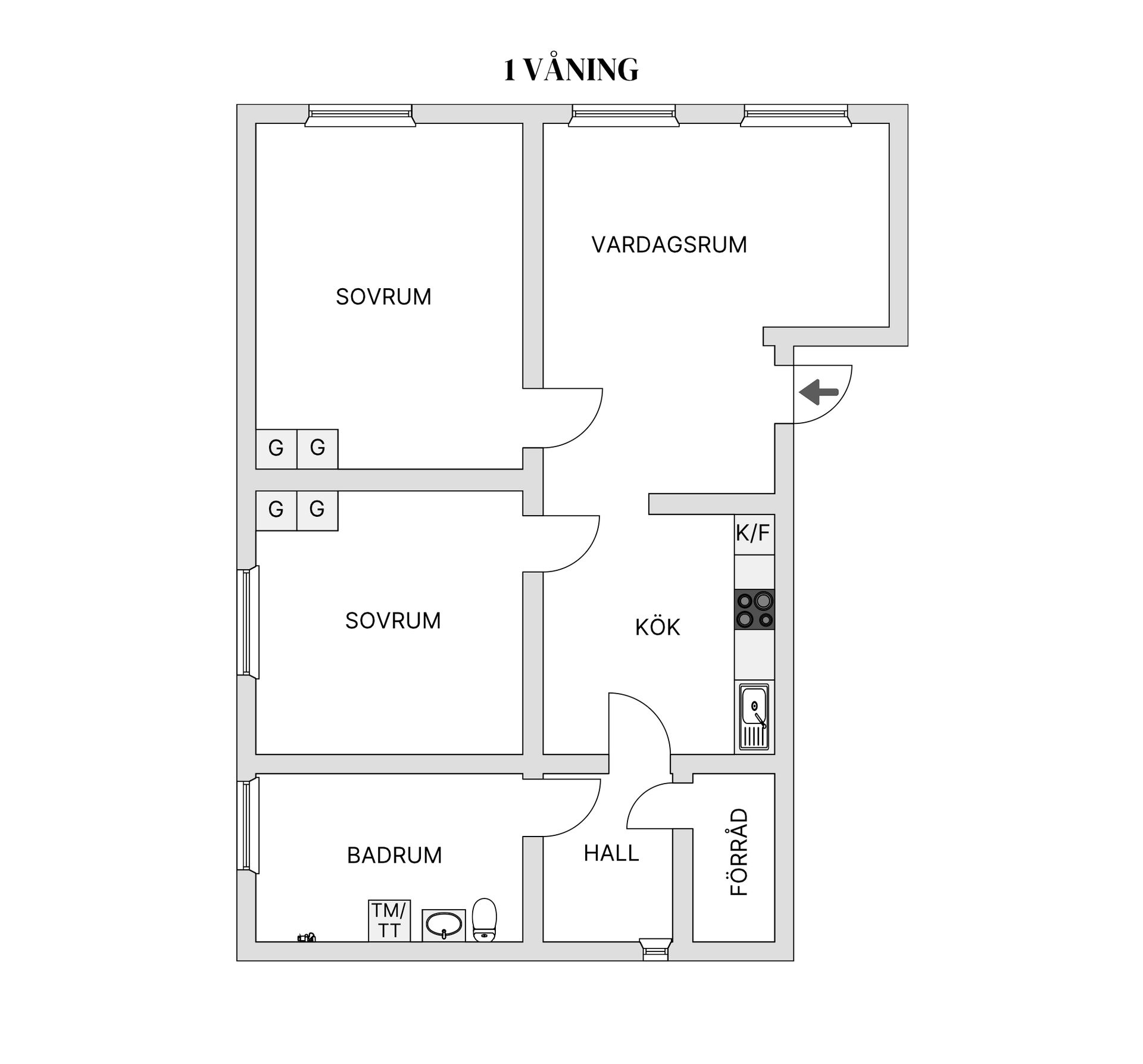 Villa, Tibyvägen 10, Örbyhus, Tierp